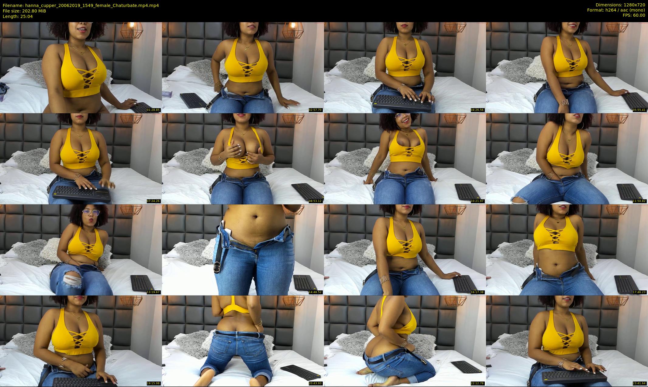 hanna_cupper — 26 minute Chaturbate female cam show recording, 720p, Jun 20, 2019