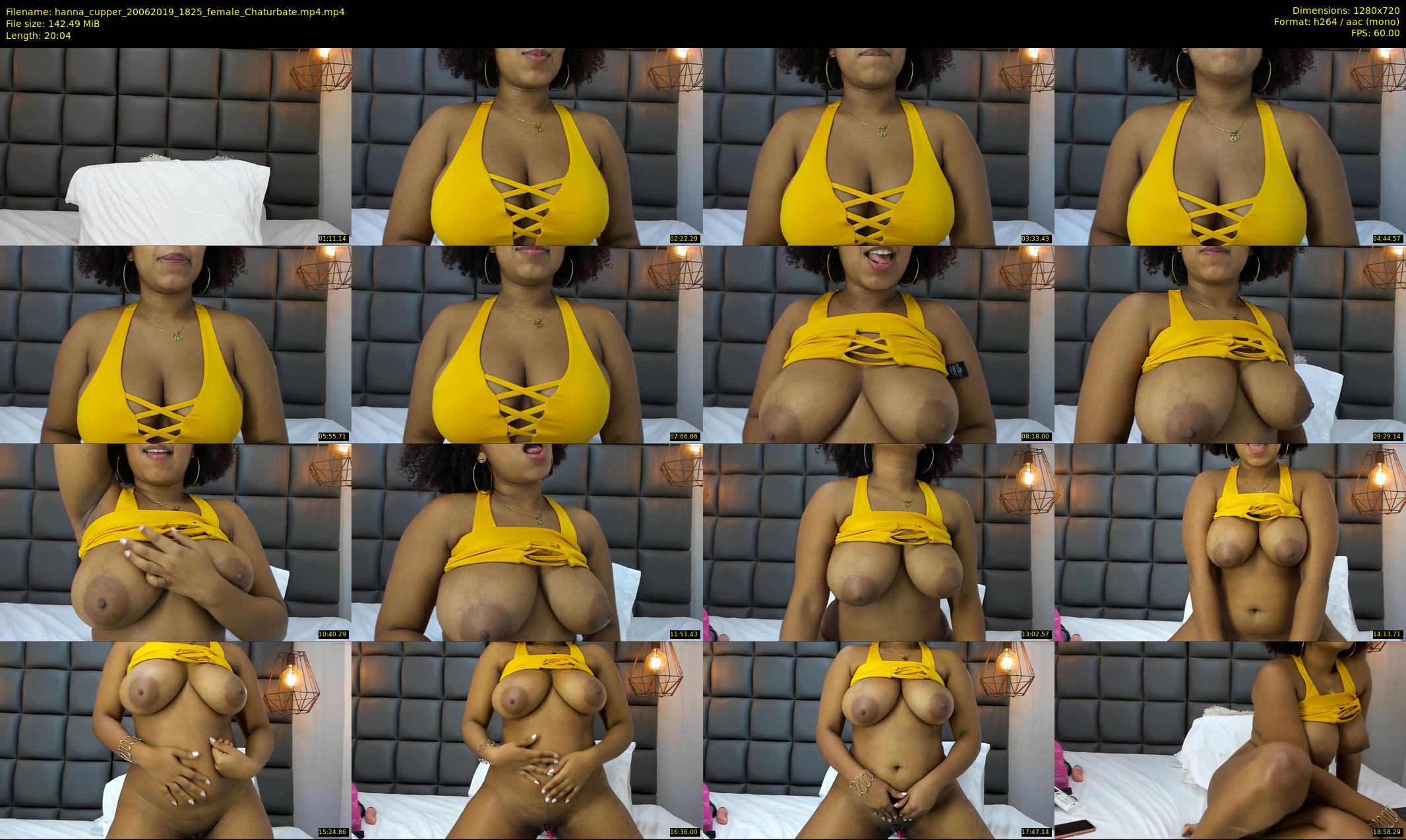 hanna_cupper — 21 minute Chaturbate female cam show recording, 720p, Jun 20, 2019