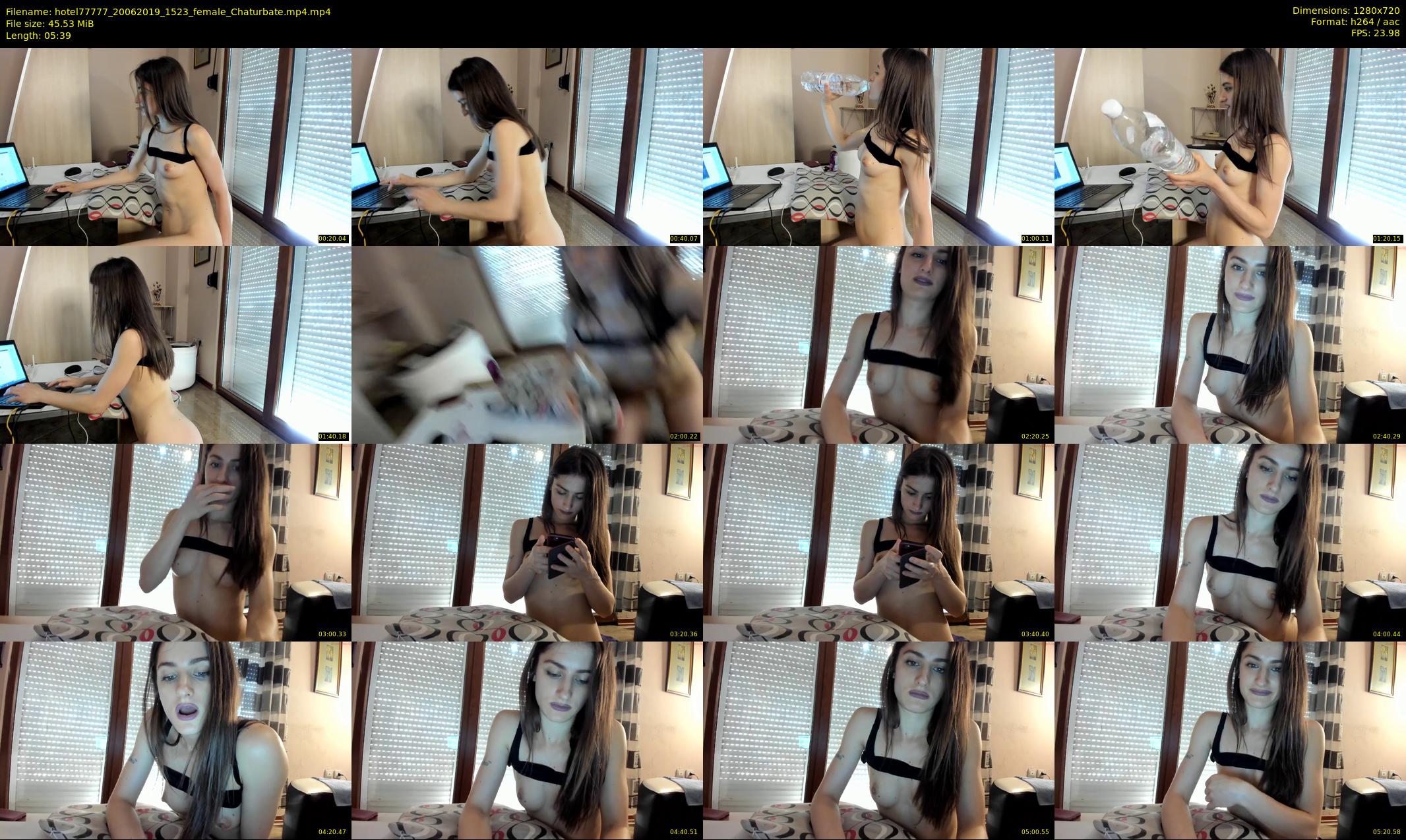 hotel77777 — 6 minute Chaturbate female cam show recording, 720p, Jun 20, 2019