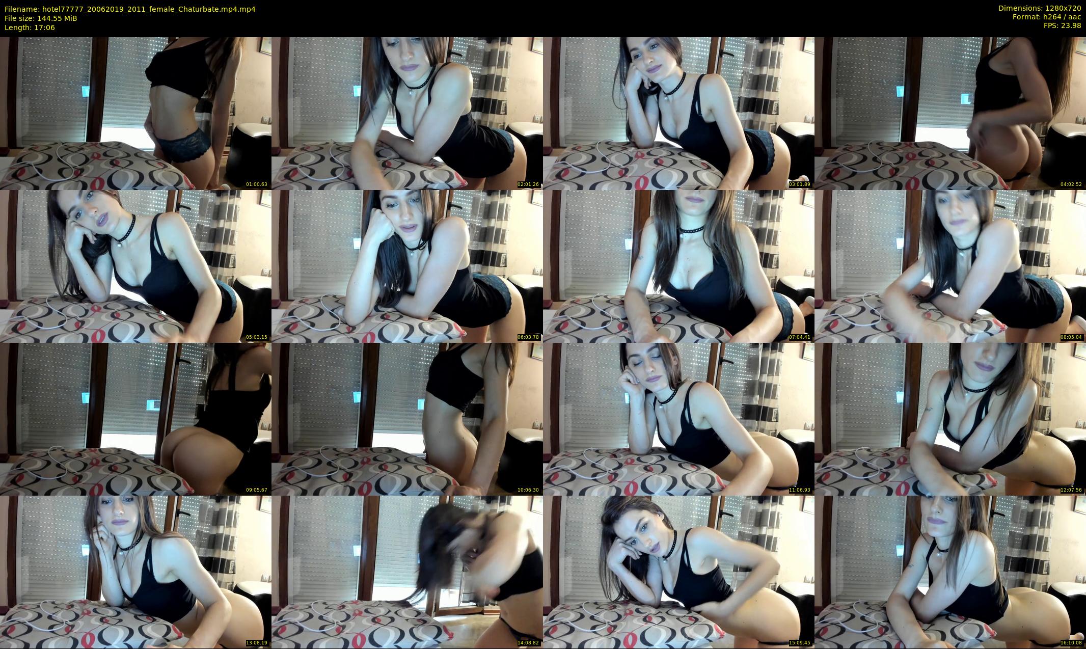 hotel77777 — 18 minute Chaturbate female cam show recording, 720p, Jun 20, 2019