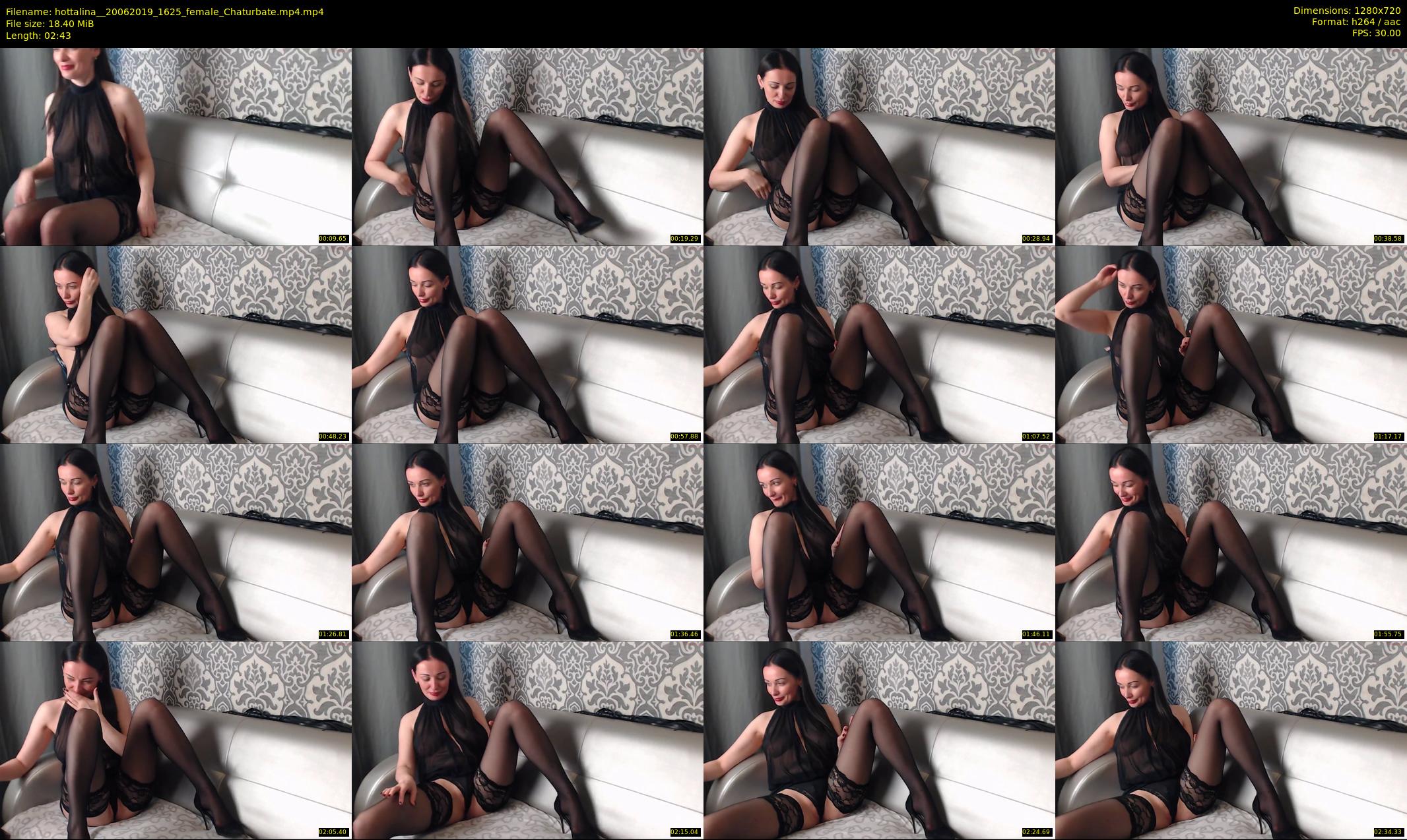 hottalina_ — 3 minute Chaturbate female cam show recording, 720p, Jun 20, 2019