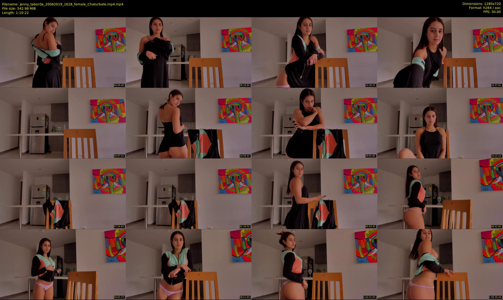 jenny_taborda — 71 minute Chaturbate female cam show recording, 720p, Jun 20, 2019