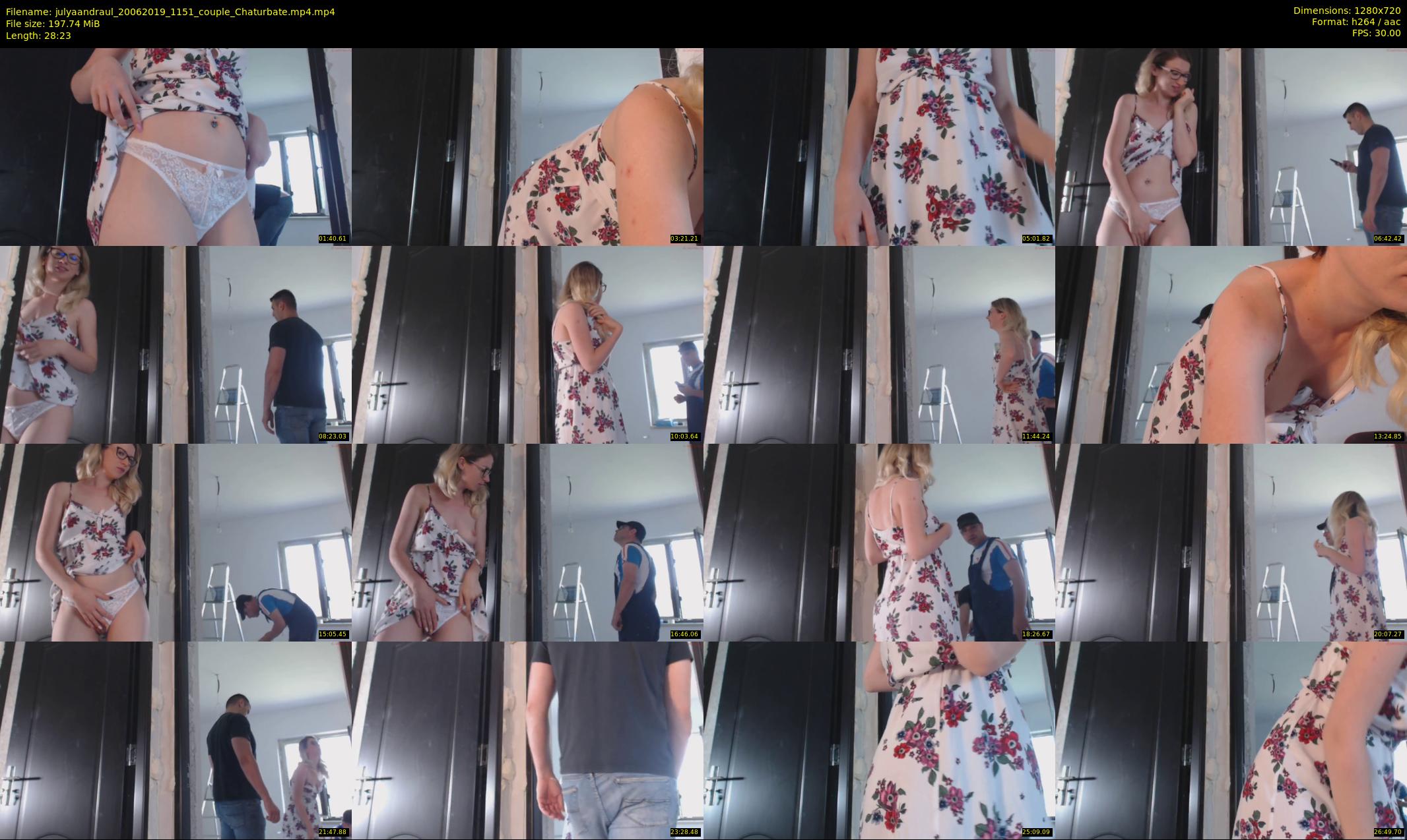 julyaandraul — 29 minute Chaturbate couple cam show recording, 720p, Jun 20, 2019
