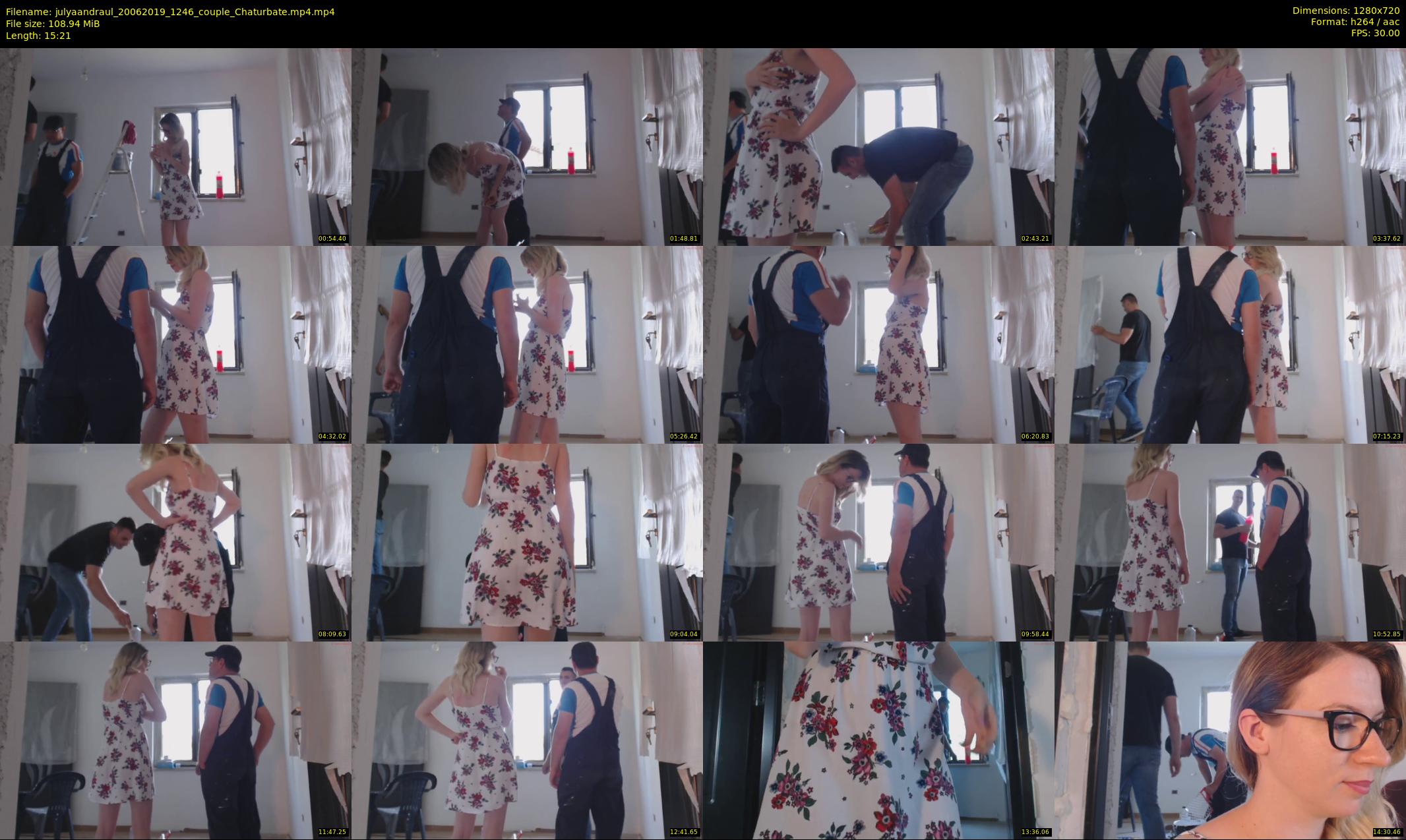 julyaandraul — 16 minute Chaturbate couple cam show recording, 720p, Jun 20, 2019