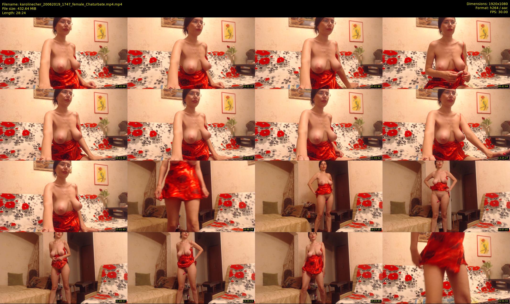 karolinecher — 29 minute Chaturbate female cam show recording, 1080p, Jun 20, 2019