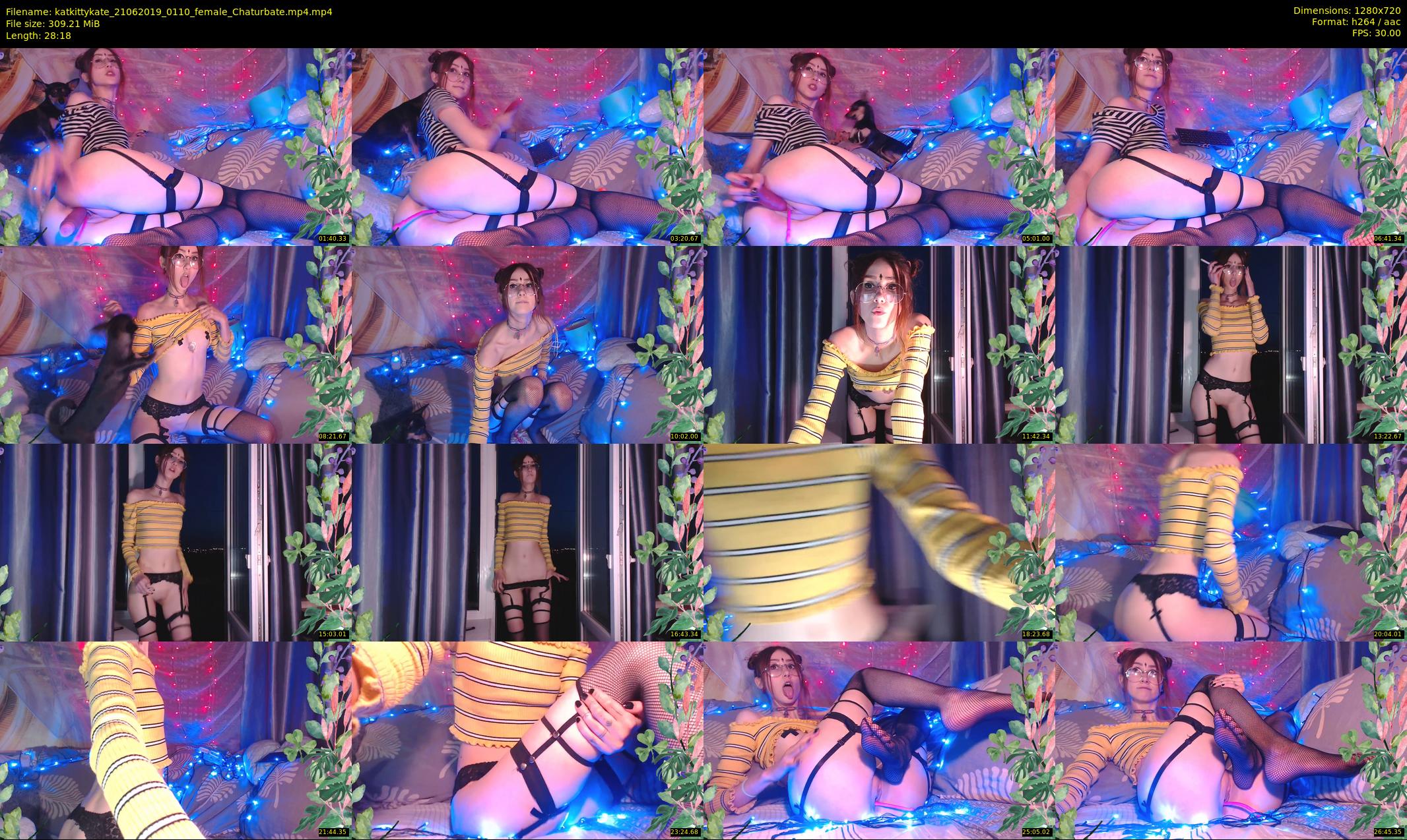 katkittykate — 29 minute Chaturbate female cam show recording, 720p, Jun 21, 2019