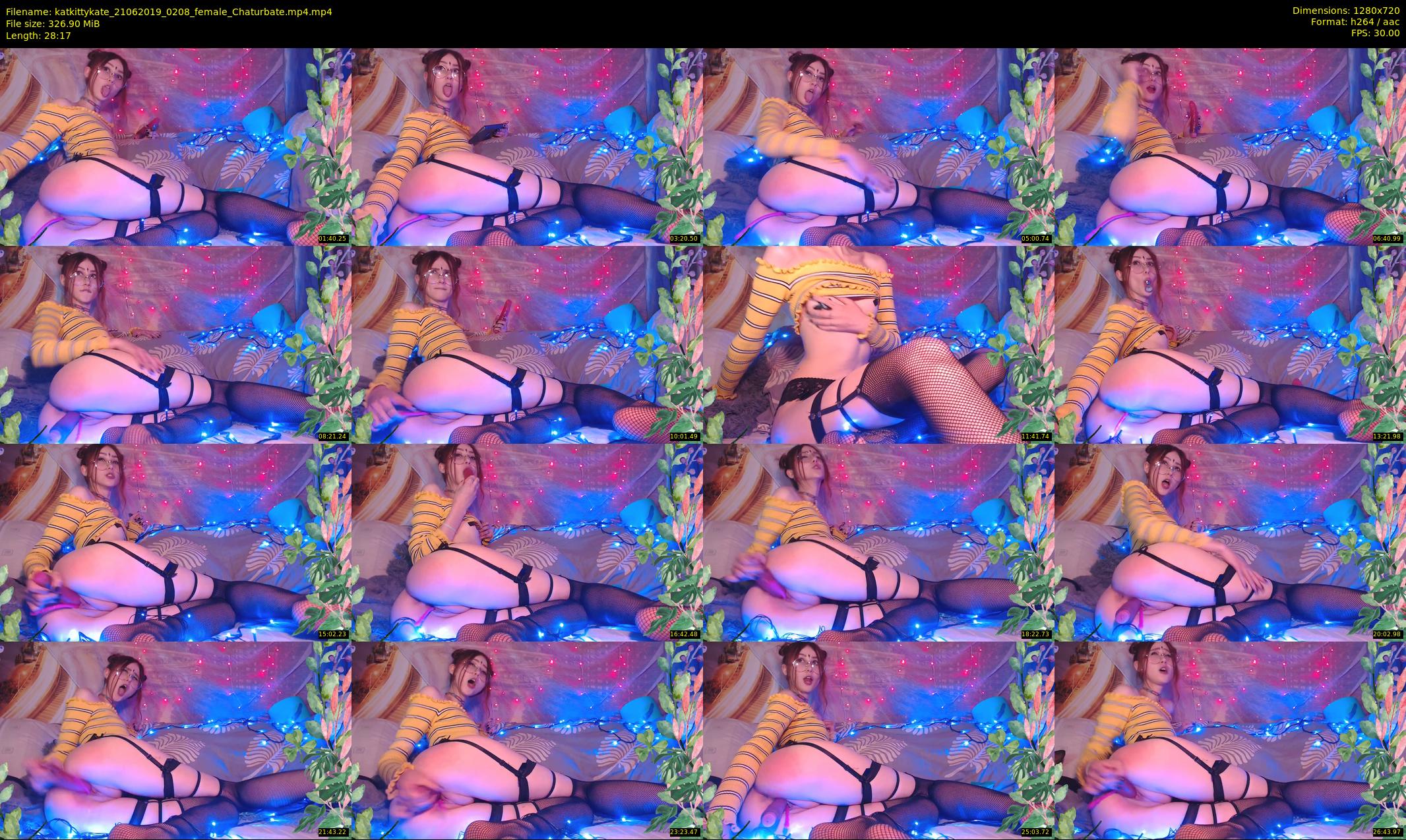 katkittykate — 29 minute Chaturbate female cam show recording, 720p, Jun 21, 2019