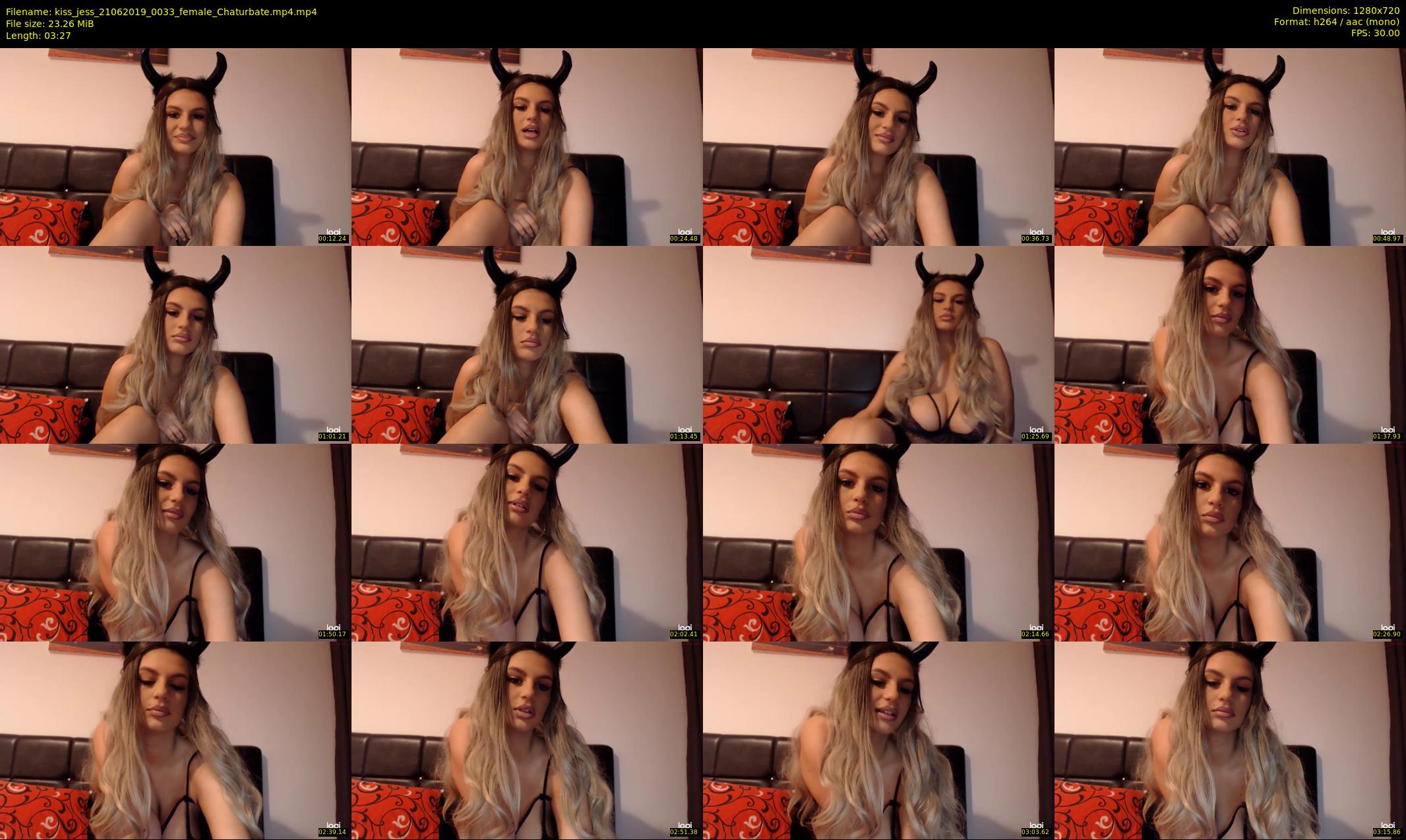 kiss_jess — 4 minute Chaturbate female cam show recording, 720p, Jun 21, 2019