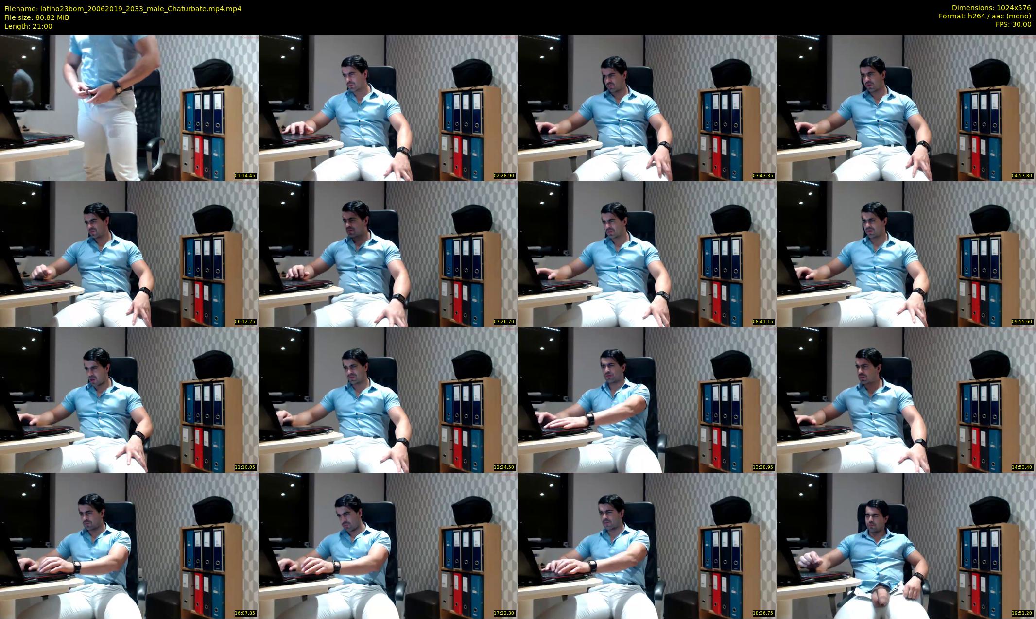latino23bom — 21 minute Chaturbate male cam show recording, 480p, Jun 20, 2019