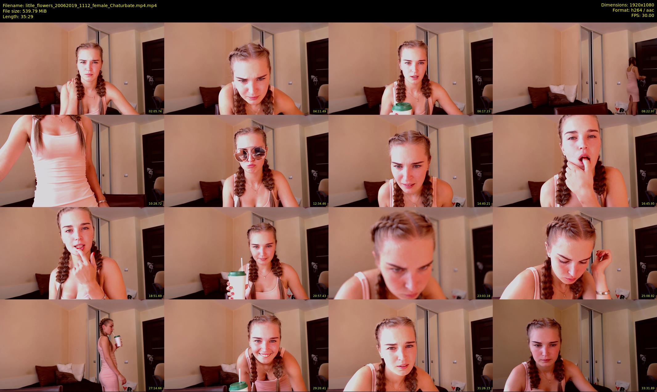 litlle_flowers — 36 minute Chaturbate female cam show recording, 1080p, Jun 20, 2019