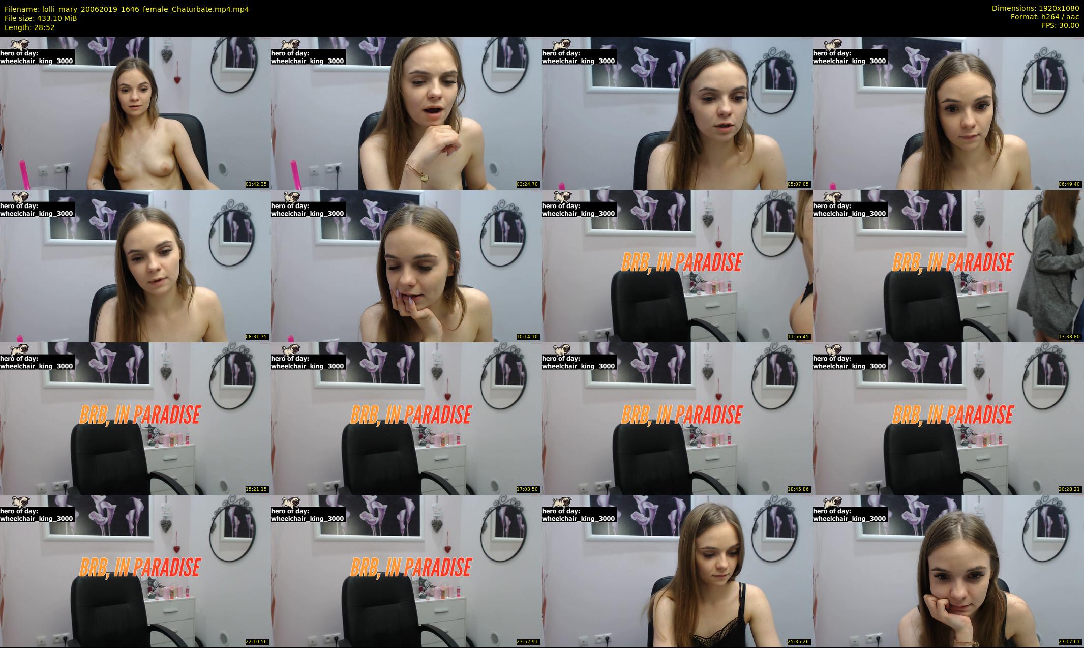 lolli_mary — 29 minute Chaturbate female cam show recording, 1080p, Jun 20, 2019