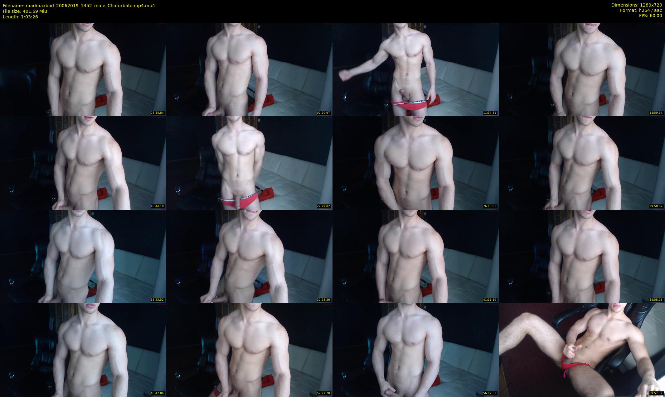 madmaxbad — 64 minute Chaturbate male cam show recording, 720p, Jun 20, 2019