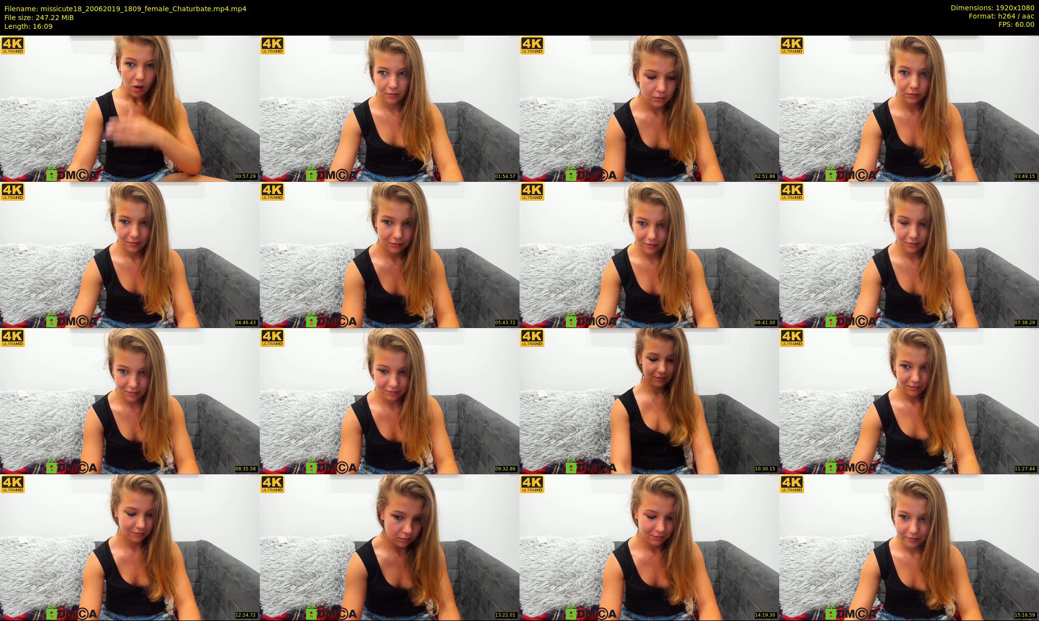 missicute18 — 17 minute Chaturbate female cam show recording, 1080p, Jun 20, 2019