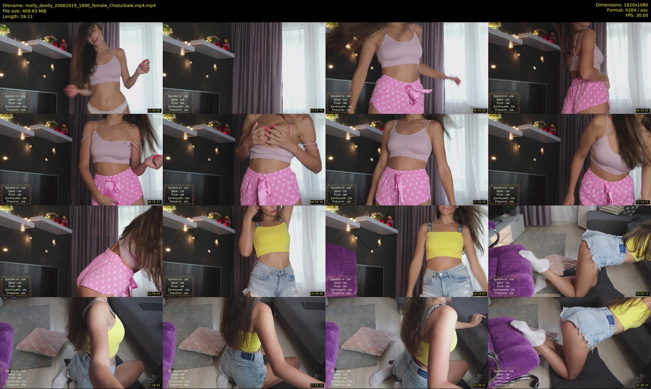 molly_doolly — 29 minute Chaturbate female cam show recording, 1080p, Jun 20, 2019