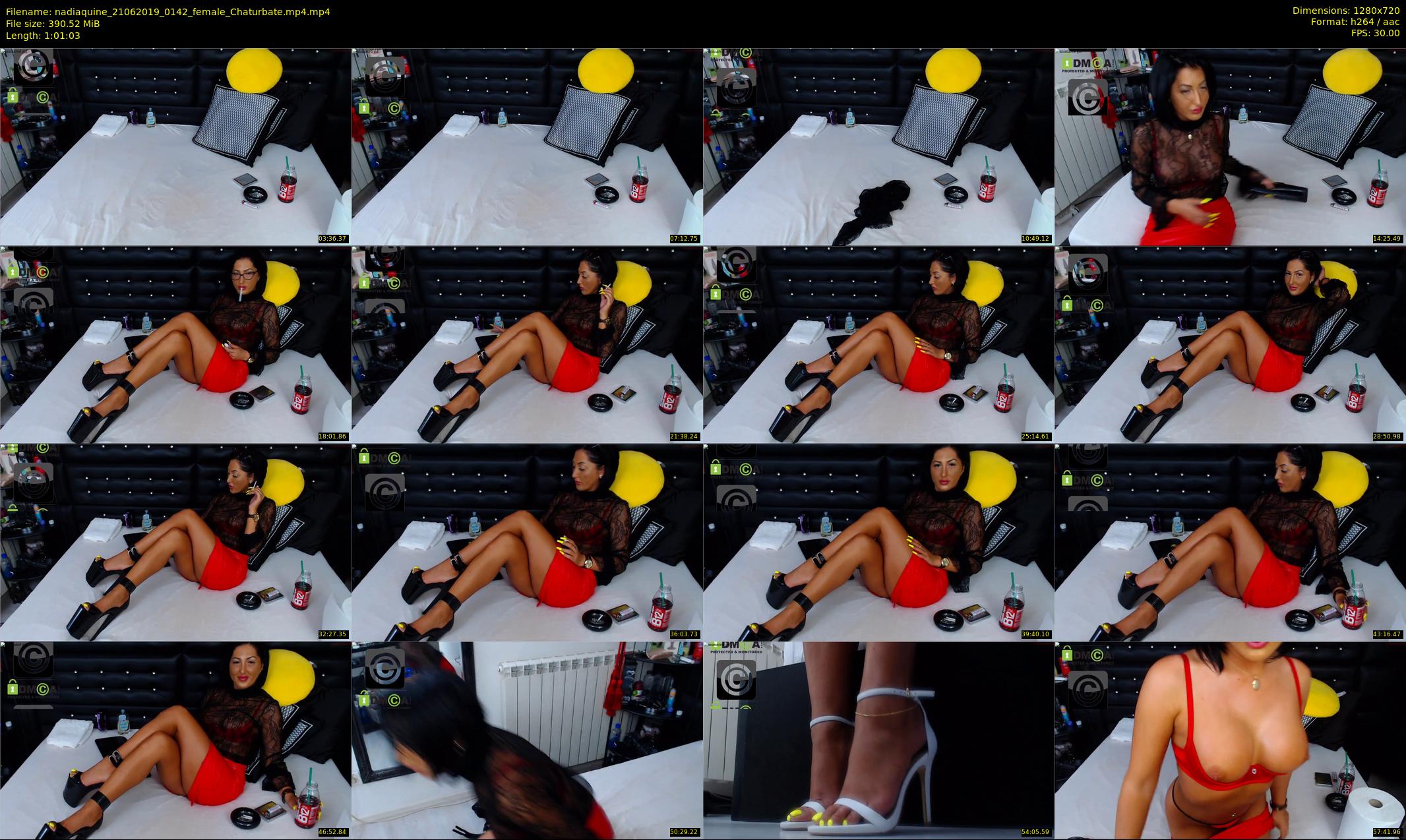 nadiaquine — 62 minute Chaturbate female cam show recording, 720p, Jun 21, 2019