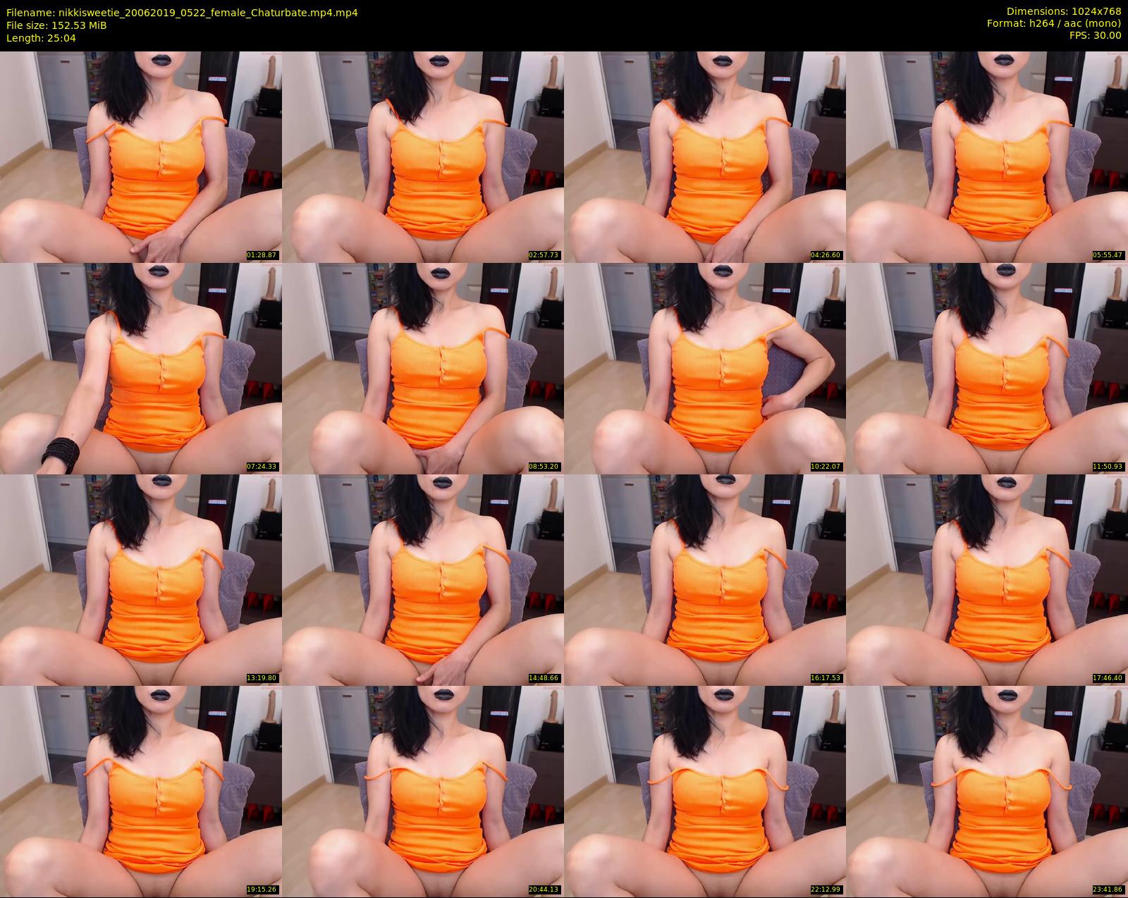 nikkisweetie — 26 minute Chaturbate female cam show recording, 720p, Jun 20, 2019