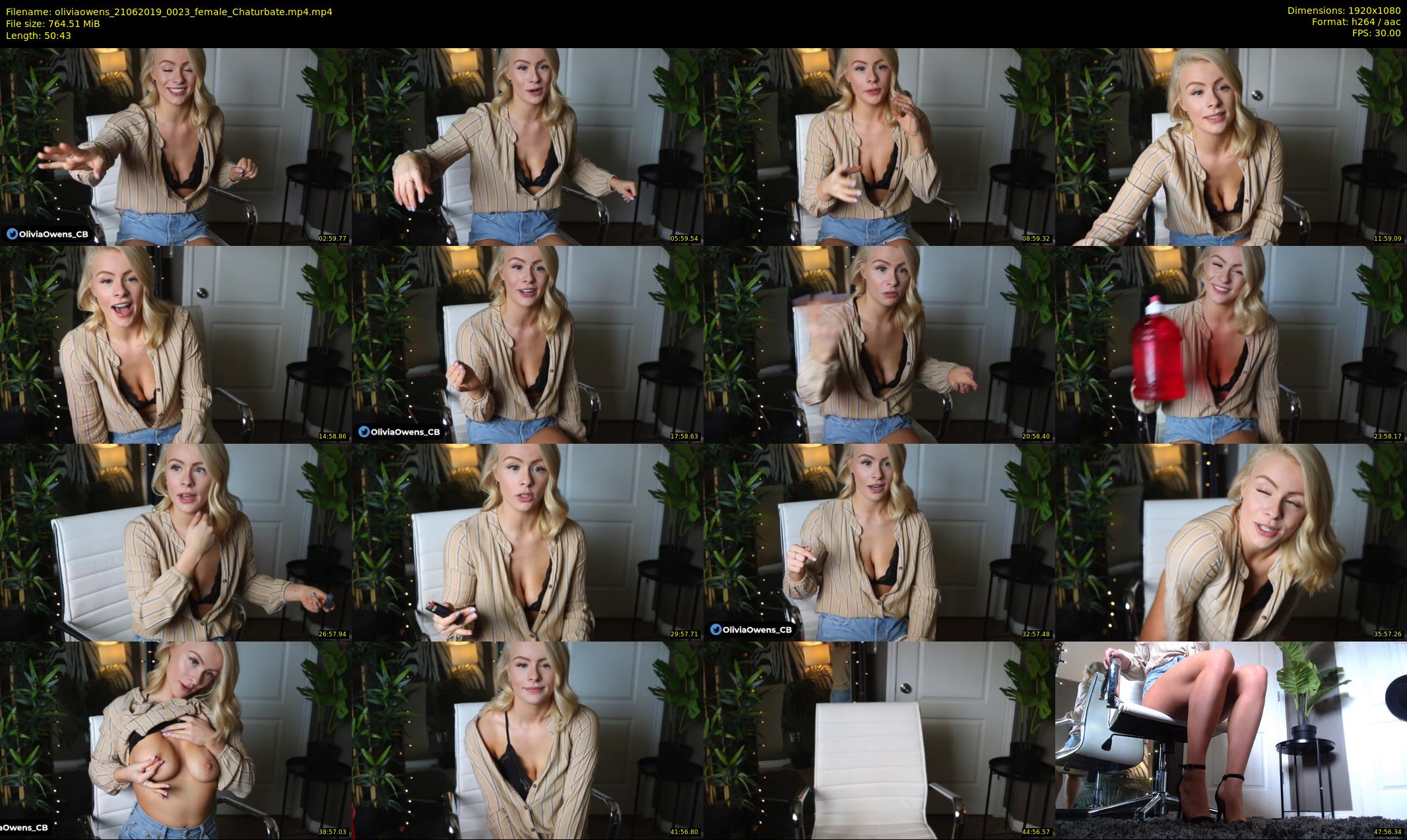 oliviaowens — 51 minute Chaturbate female cam show recording, 1080p, Jun 21, 2019