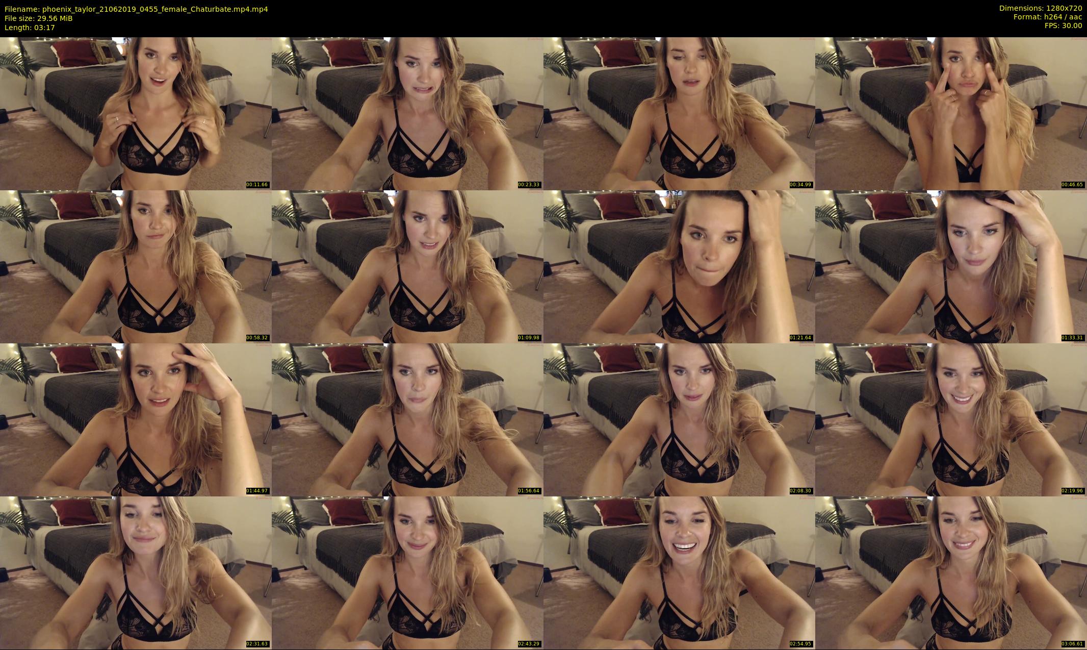 phoenix_taylor — 4 minute Chaturbate female cam show recording, 720p, Jun 21, 2019