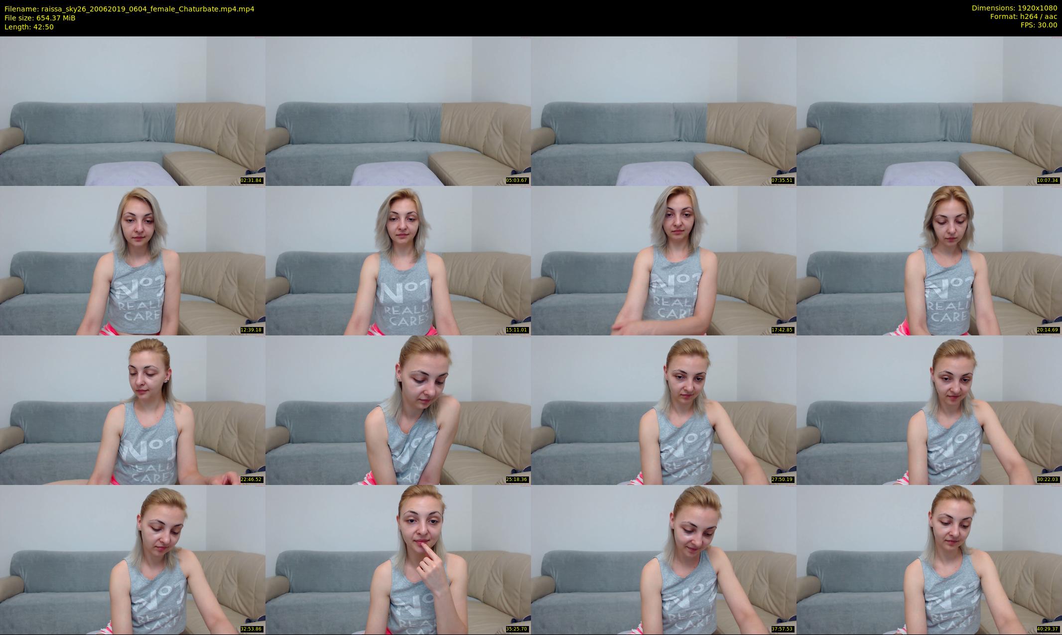 raissa_sky26 — 43 minute Chaturbate female cam show recording, 1080p, Jun 20, 2019