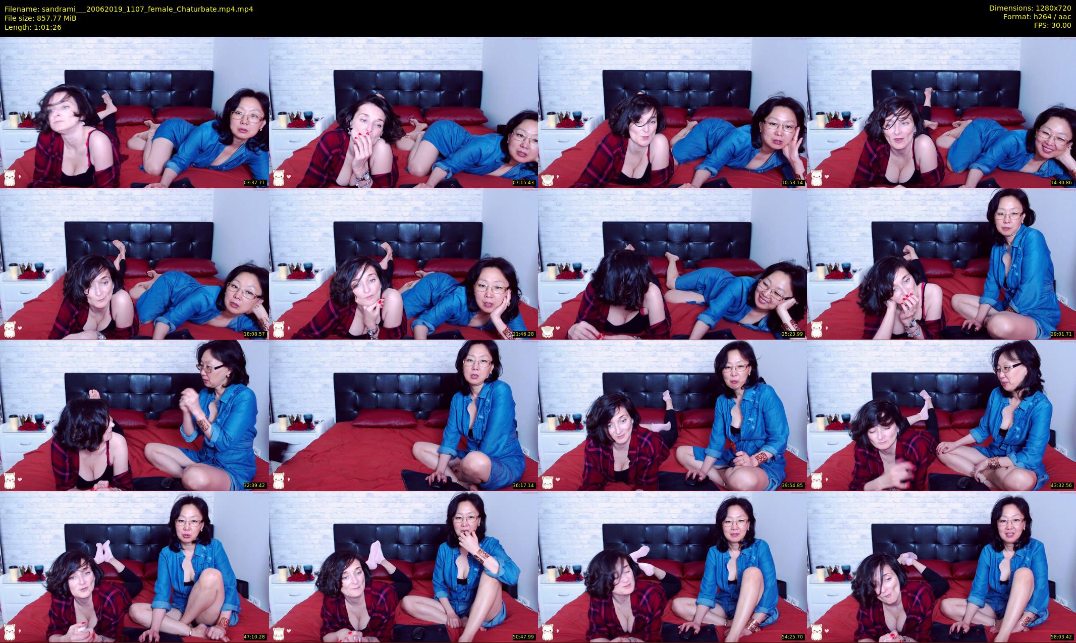 sandrami__ — 62 minute Chaturbate female cam show recording, 720p, Jun 20, 2019