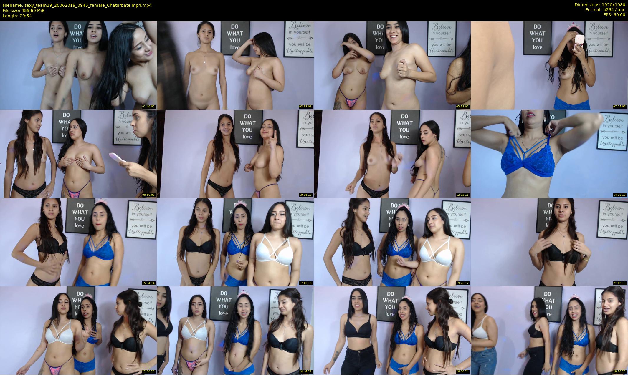 sexy_team19 — 30 minute Chaturbate female cam show recording, 1080p, Jun 20, 2019