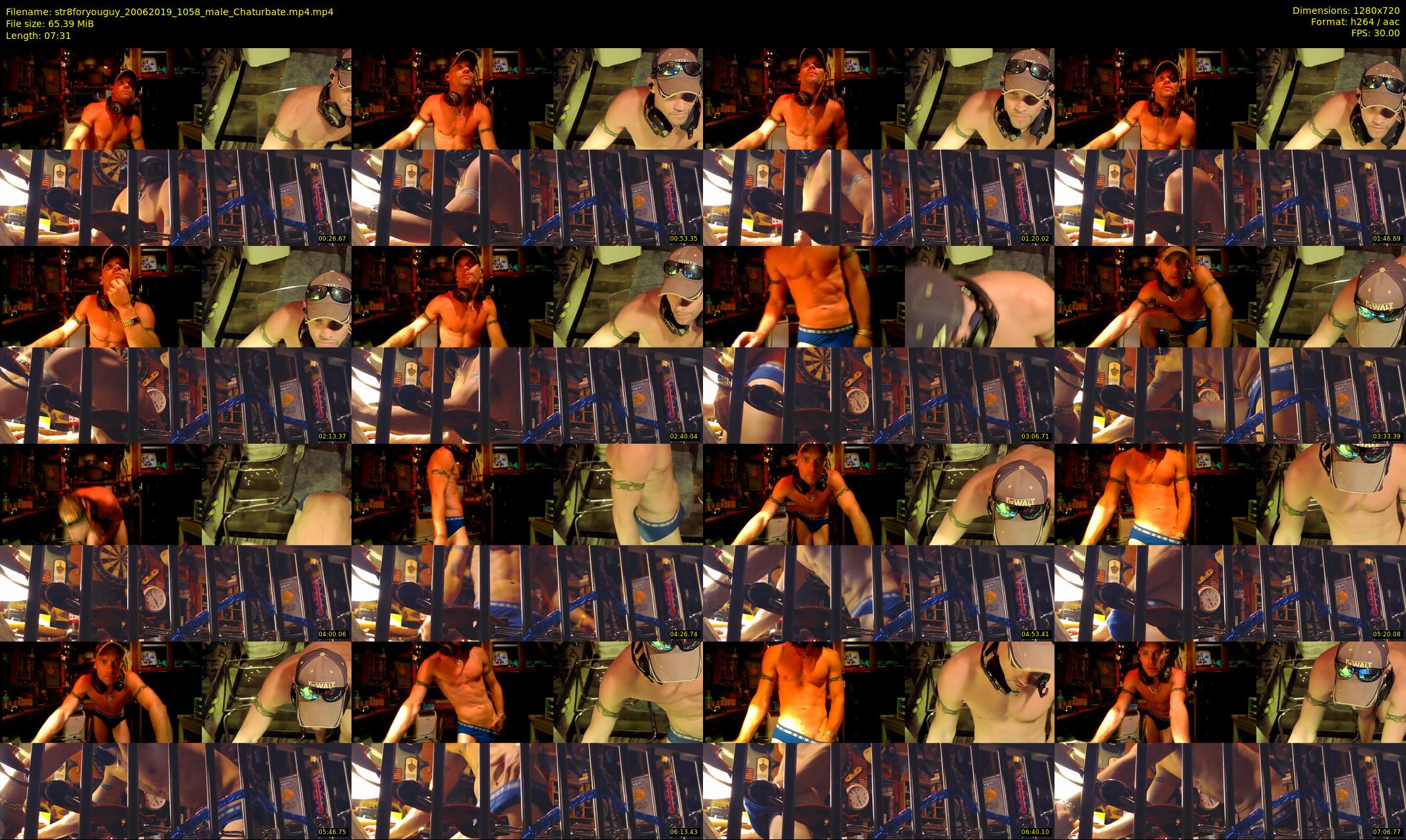 str8foryouguy — 8 minute Chaturbate male cam show recording, 720p, Jun 20, 2019