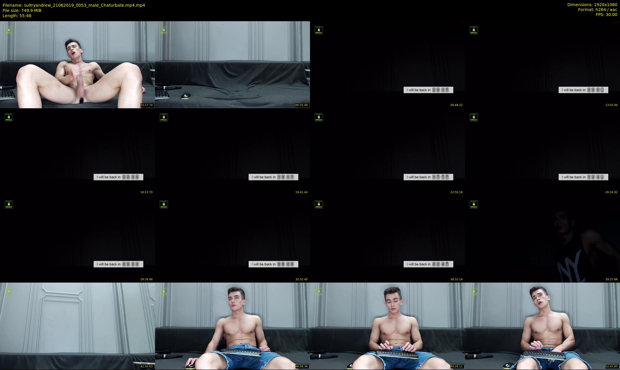 sultryandrew — 56 minute Chaturbate male cam show recording, 1080p, Jun 21, 2019
