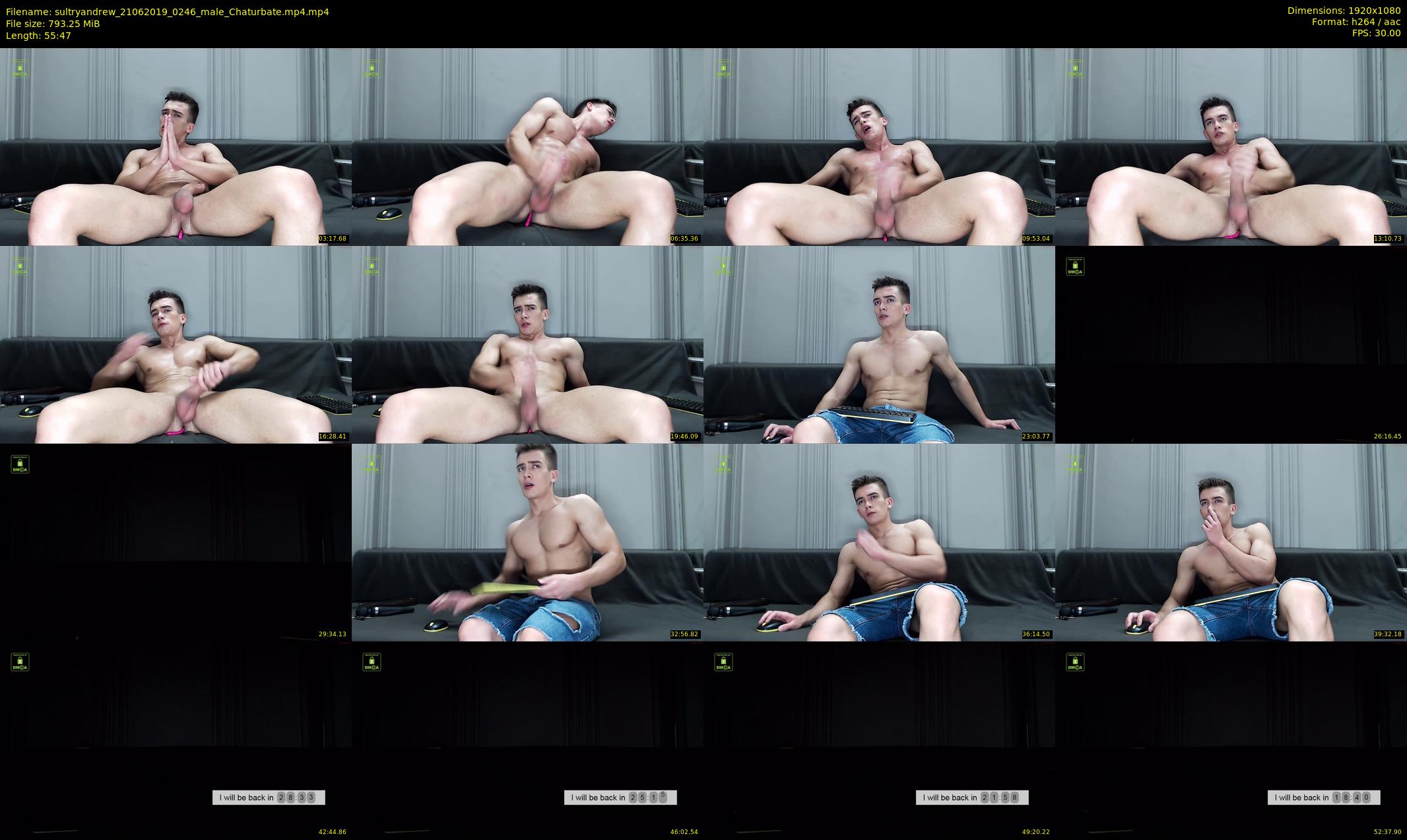 sultryandrew — 56 minute Chaturbate male cam show recording, 1080p, Jun 21, 2019