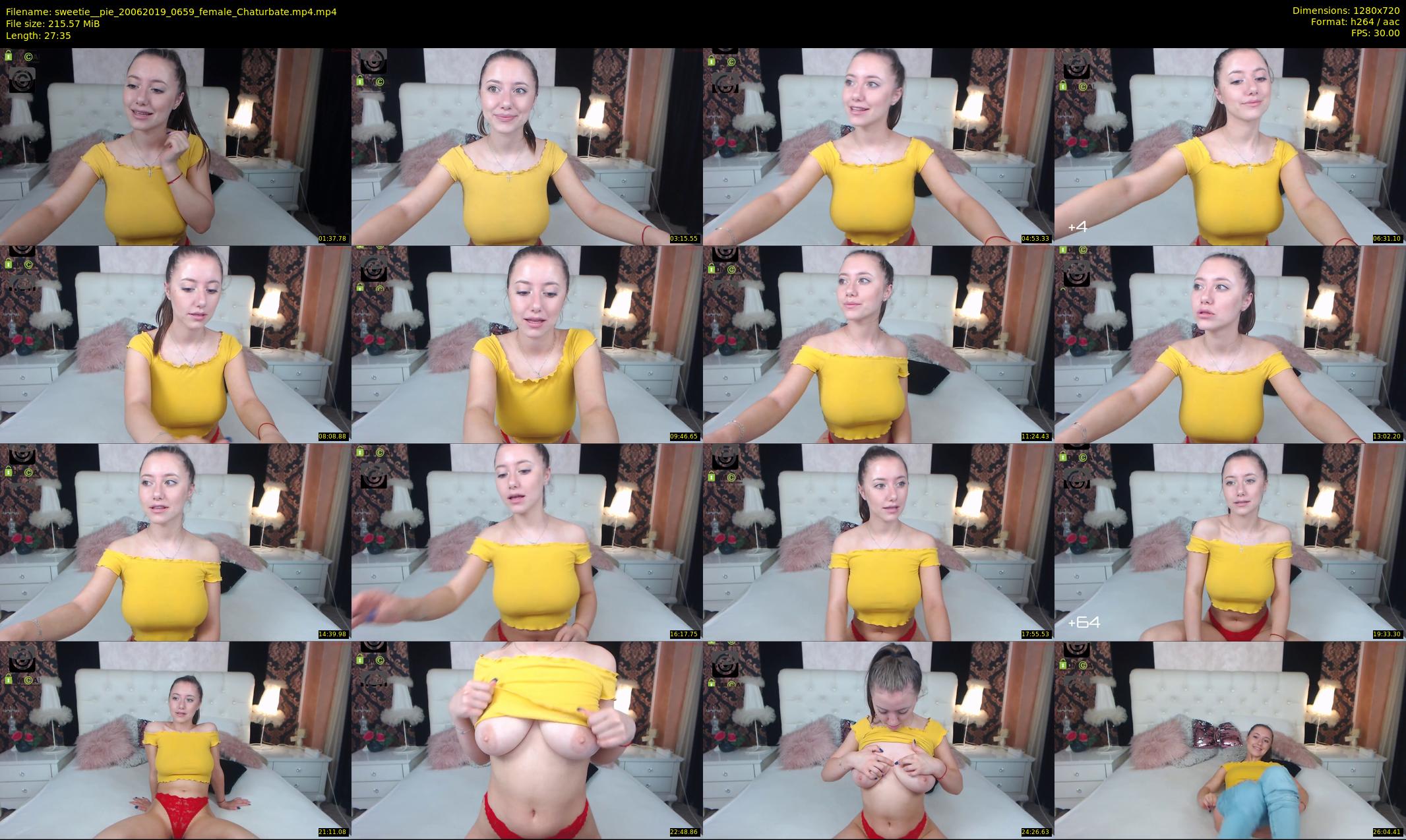 sweetie__pie — 28 minute Chaturbate female cam show recording, 720p, Jun 20, 2019