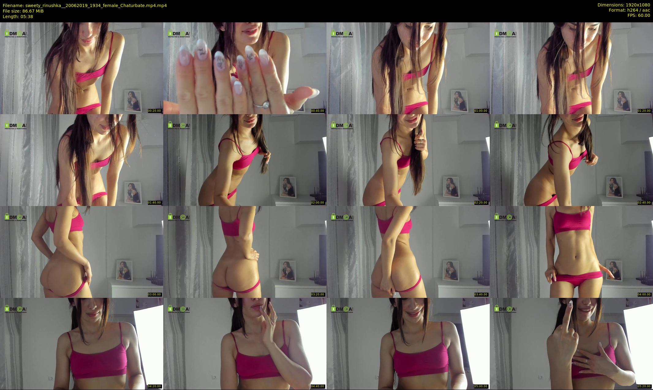 sweety_rinushka_ — 6 minute Chaturbate female cam show recording, 1080p, Jun 20, 2019