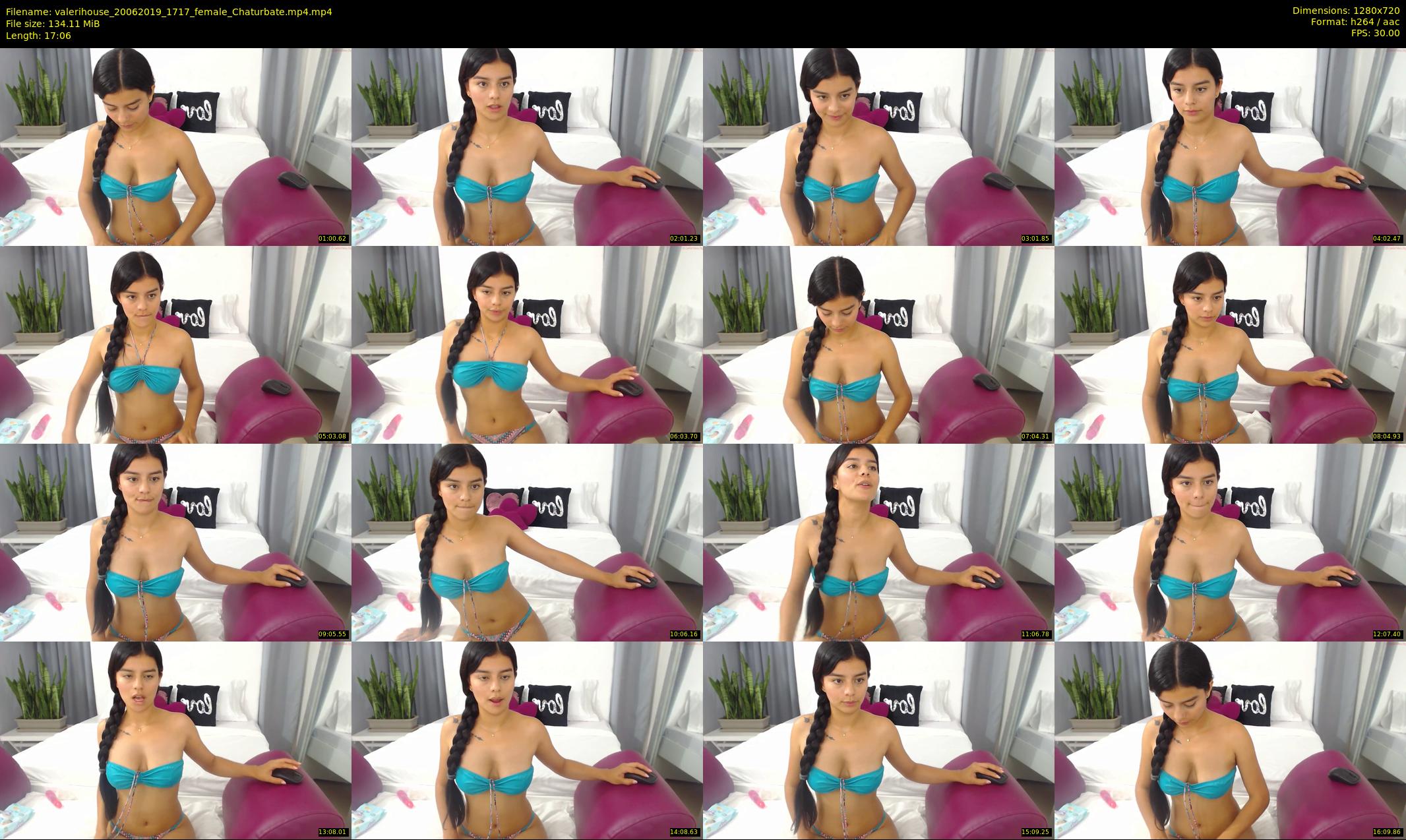 valerihouse — 18 minute Chaturbate female cam show recording, 720p, Jun 20, 2019