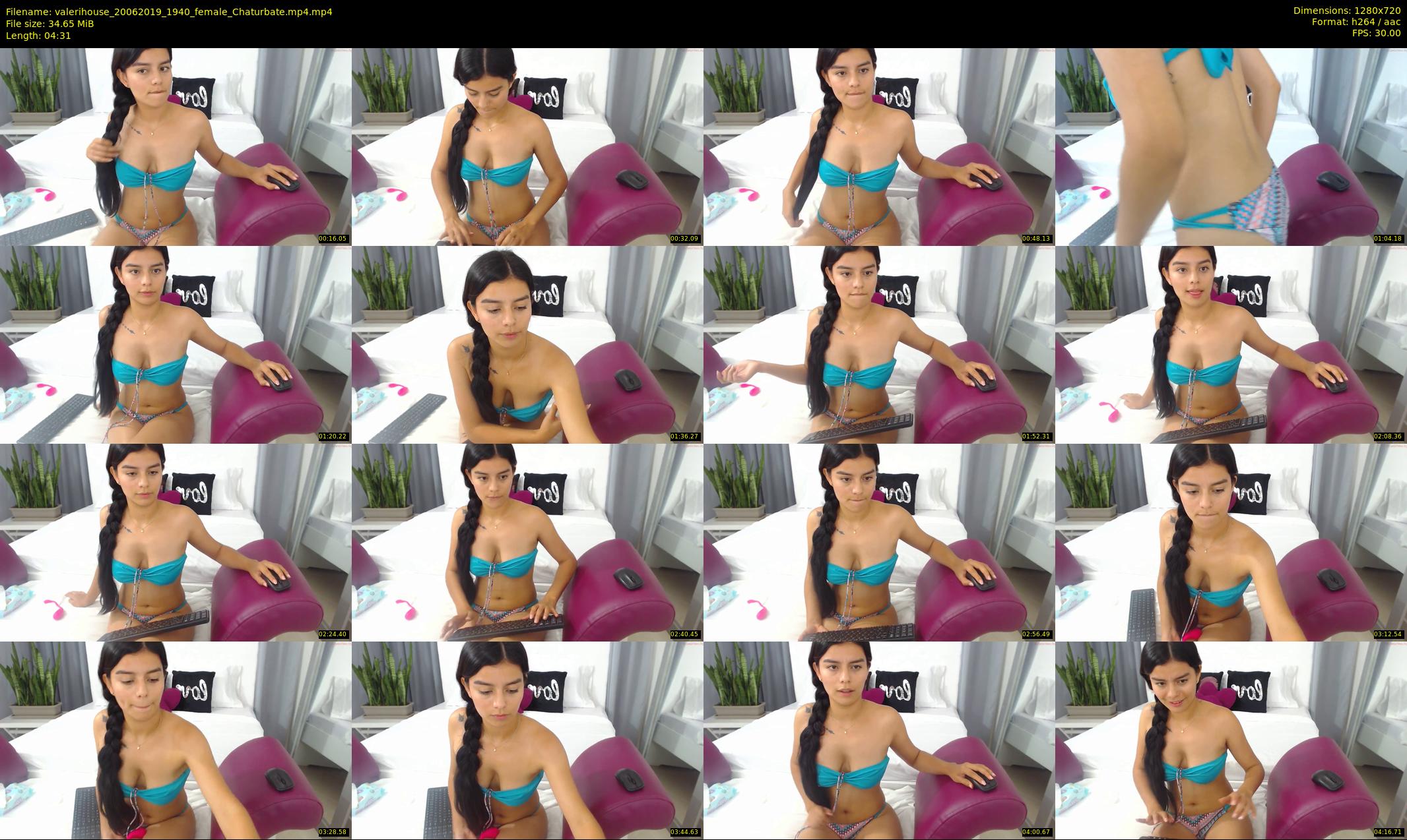 valerihouse — 5 minute Chaturbate female cam show recording, 720p, Jun 20, 2019