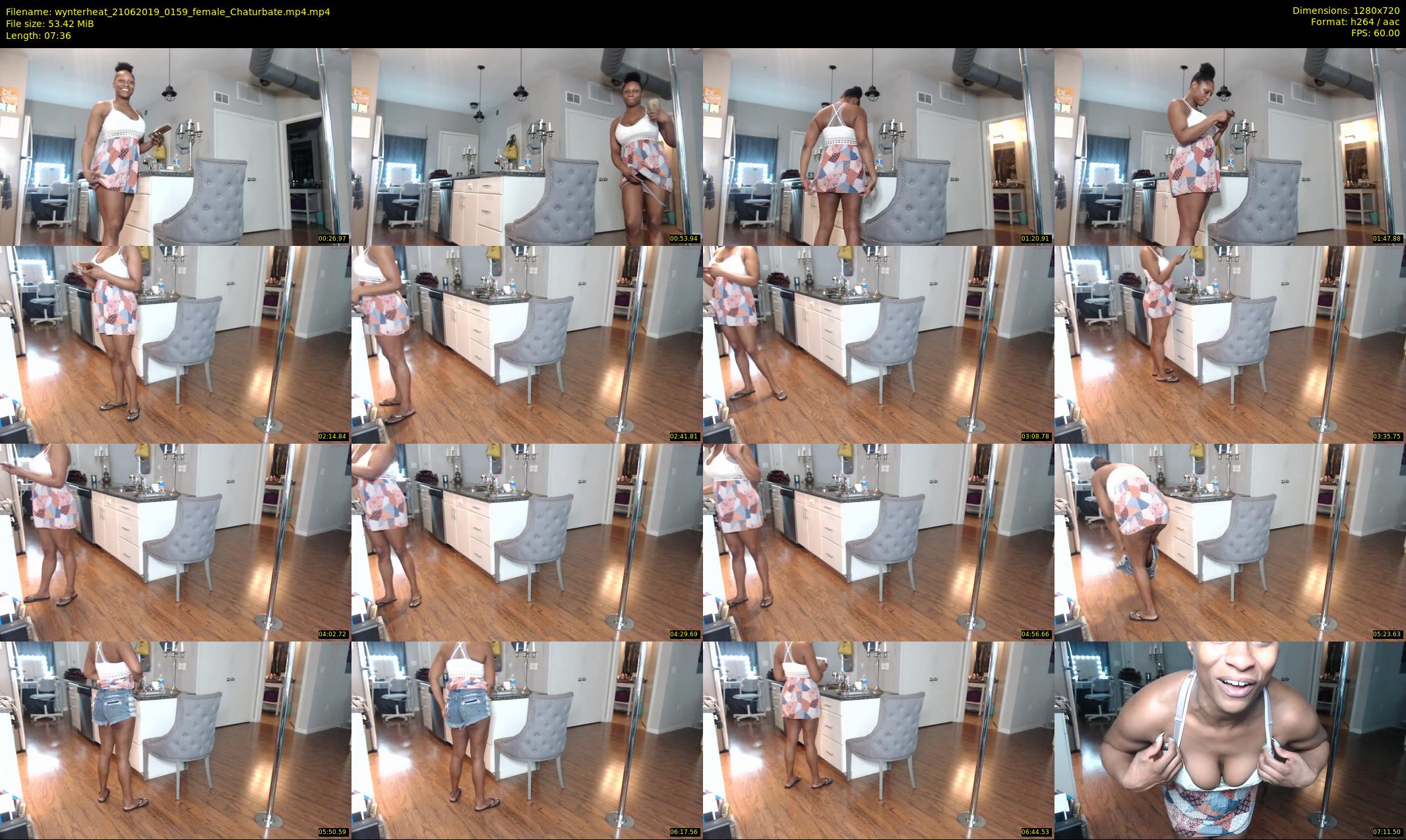 wynterheat — 8 minute Chaturbate female cam show recording, 720p, Jun 21, 2019