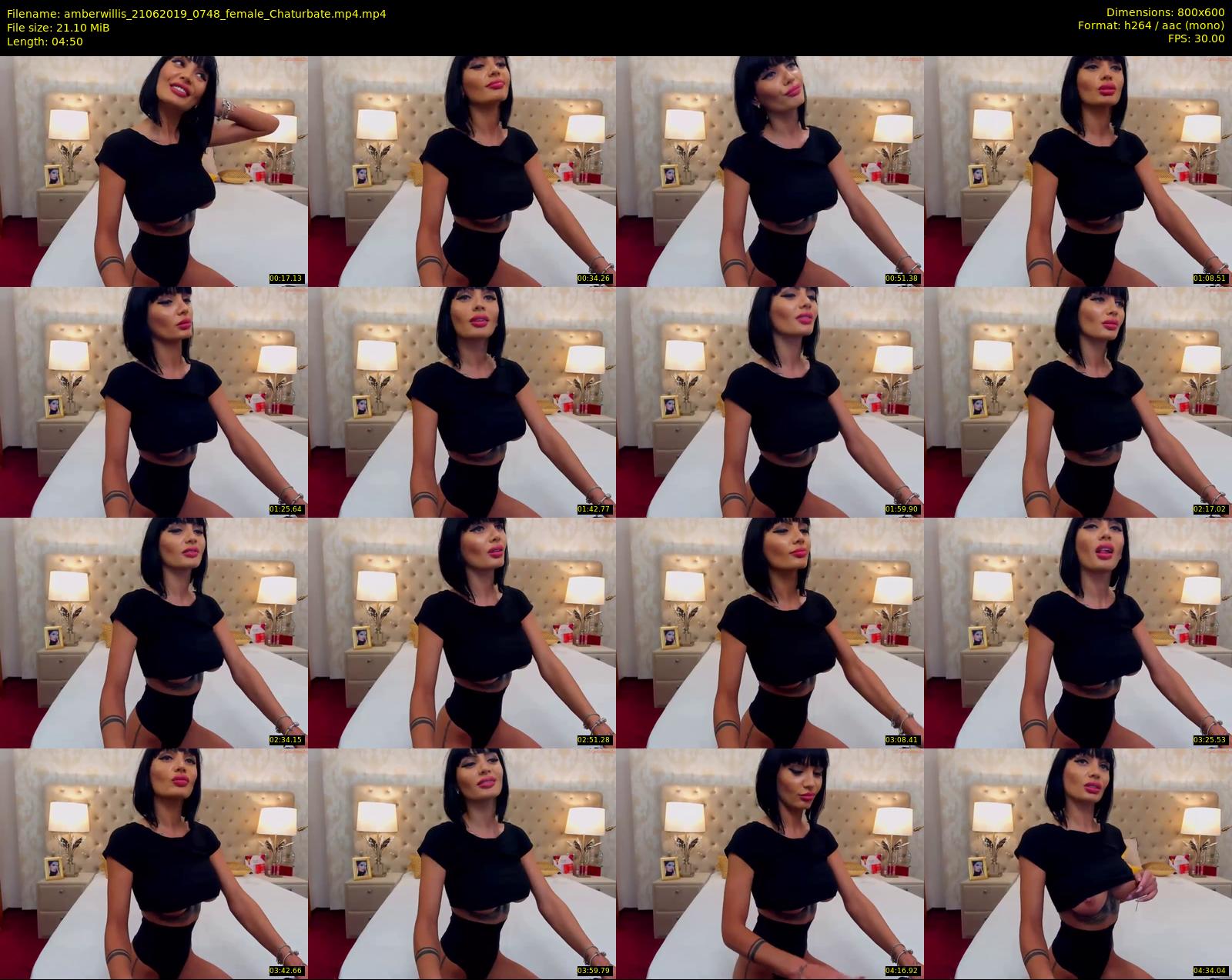 amberwillis — 5 minute Chaturbate female cam show recording, 480p, Jun 21, 2019