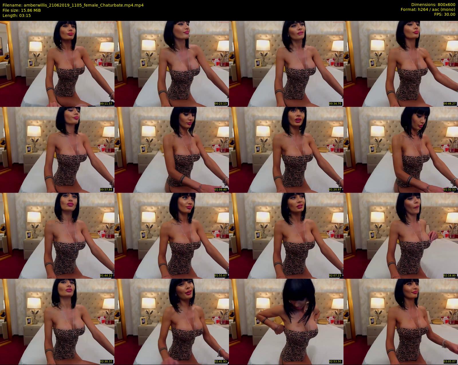 amberwillis — 4 minute Chaturbate female cam show recording, 480p, Jun 21, 2019