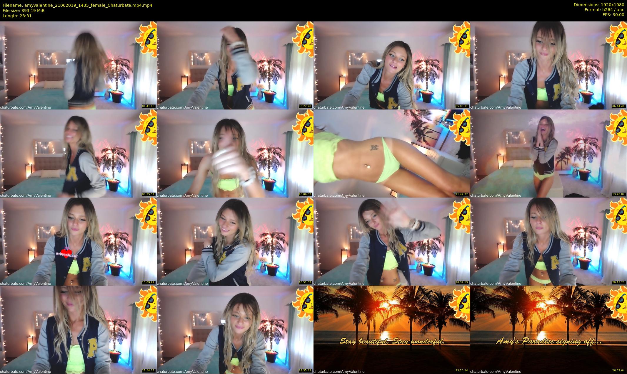 amyvalentine — 29 minute Chaturbate female cam show recording, 1080p, Jun 21, 2019