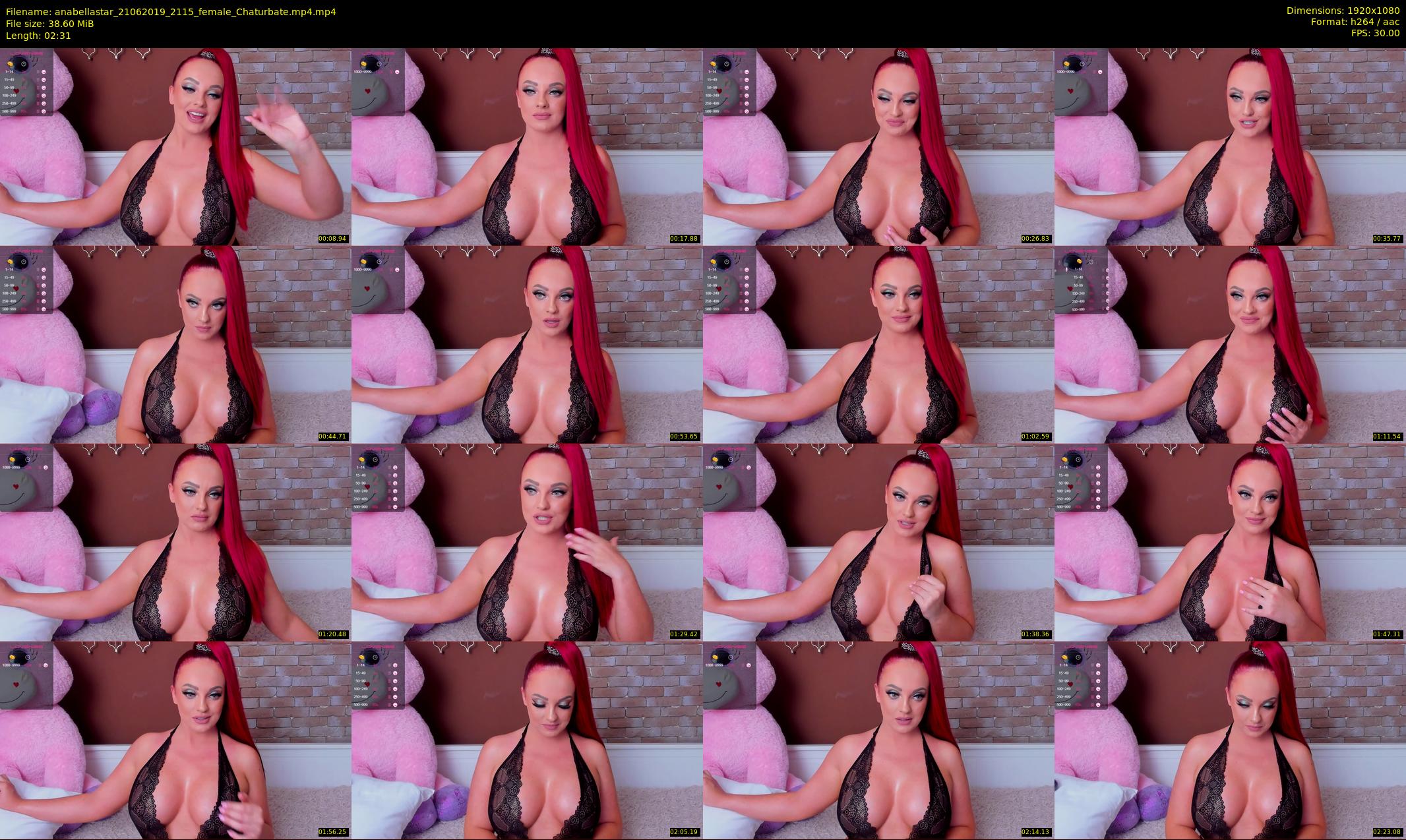 anabellastar — 3 minute Chaturbate female cam show recording, 1080p, Jun 21, 2019