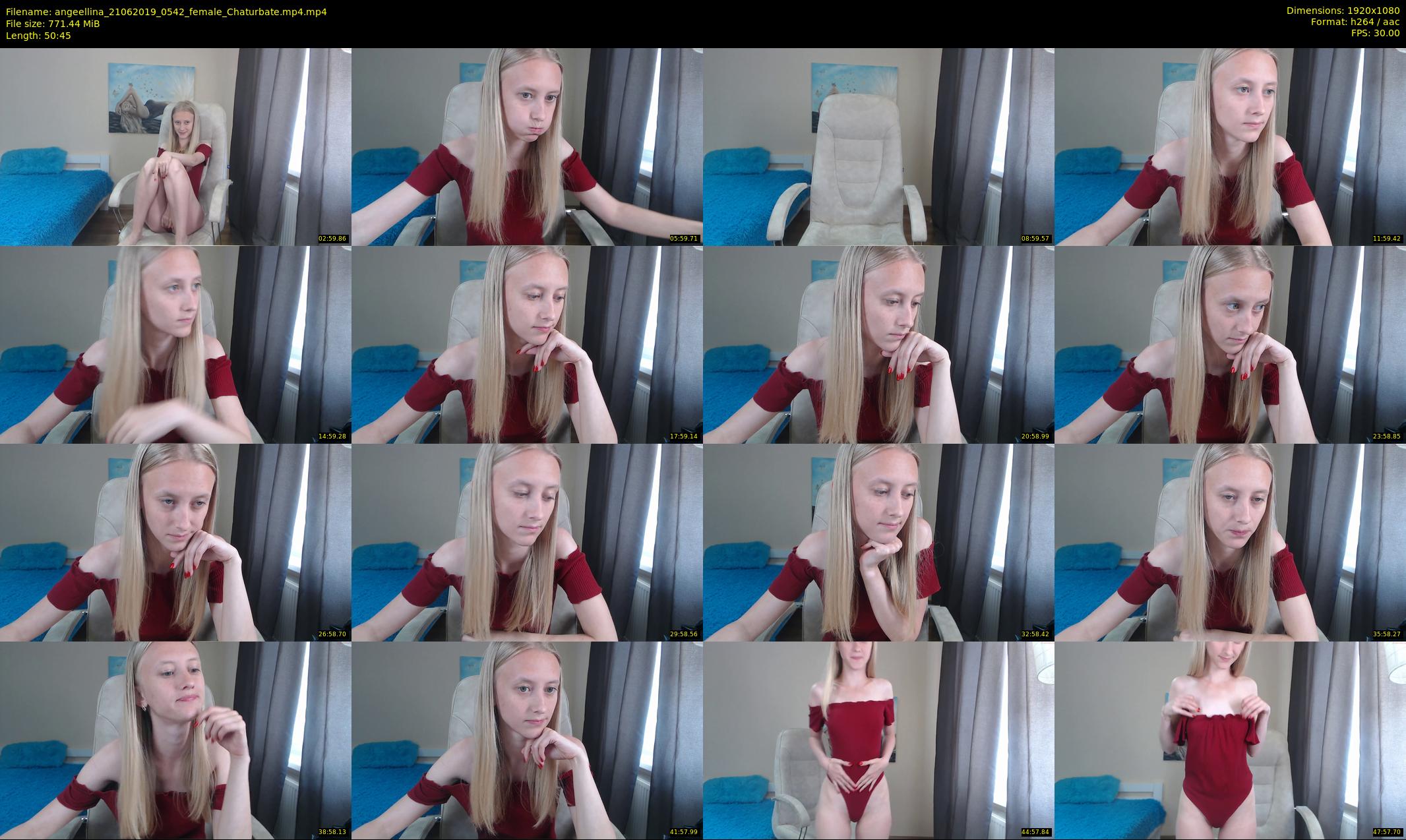 angeellina — 51 minute Chaturbate female cam show recording, 1080p, Jun 21, 2019