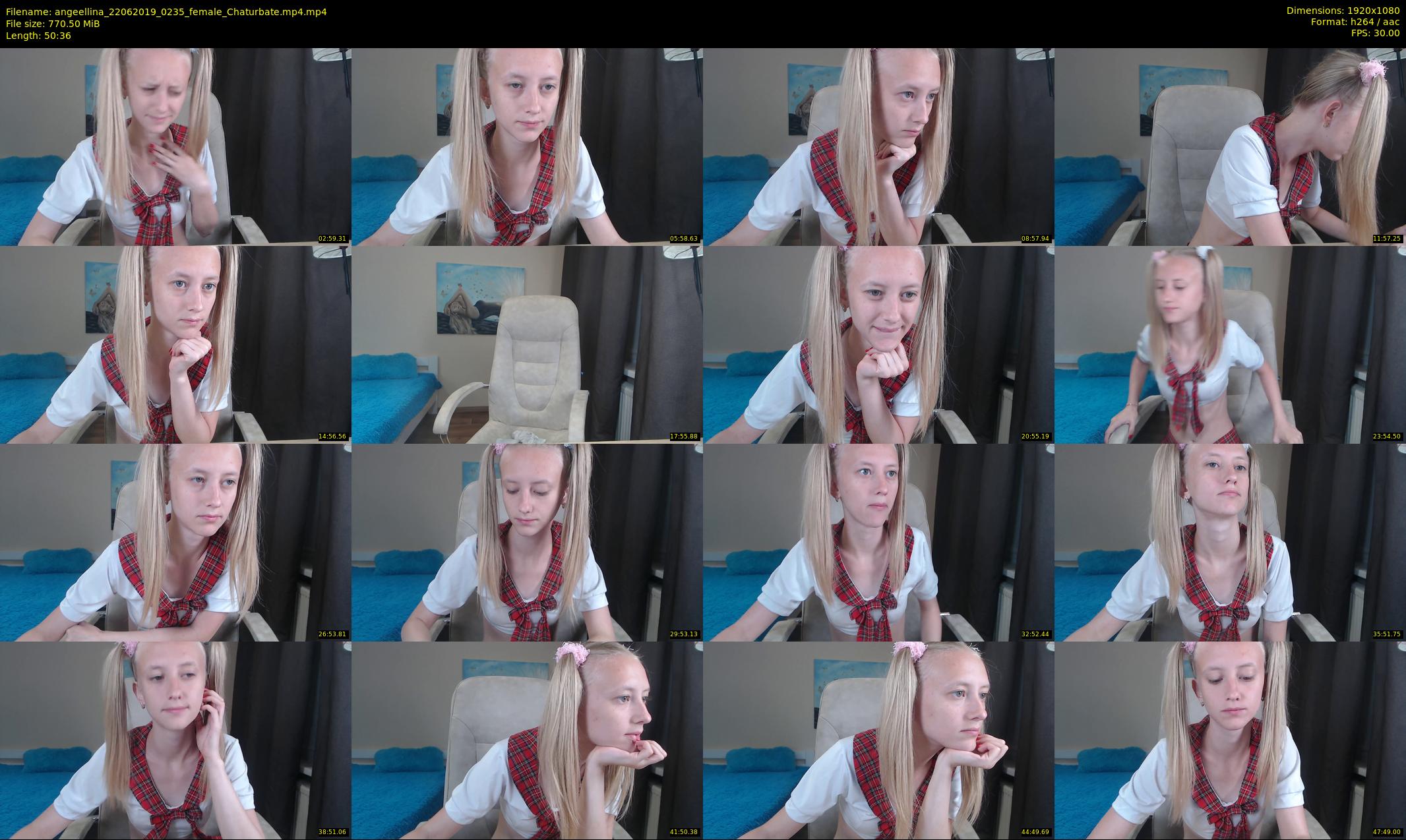 angeellina — 51 minute Chaturbate female cam show recording, 1080p, Jun 22, 2019