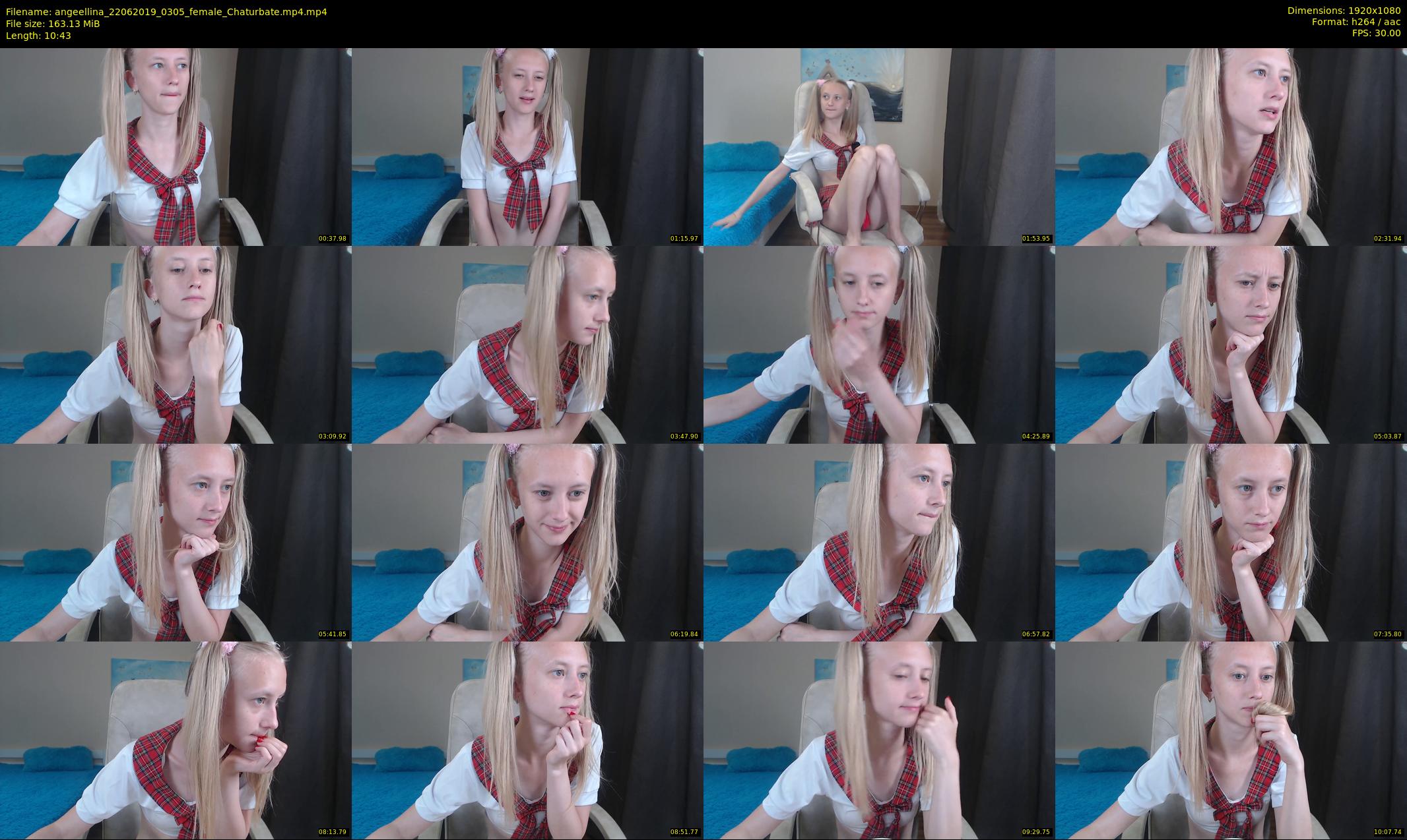 angeellina — 11 minute Chaturbate female cam show recording, 1080p, Jun 22, 2019