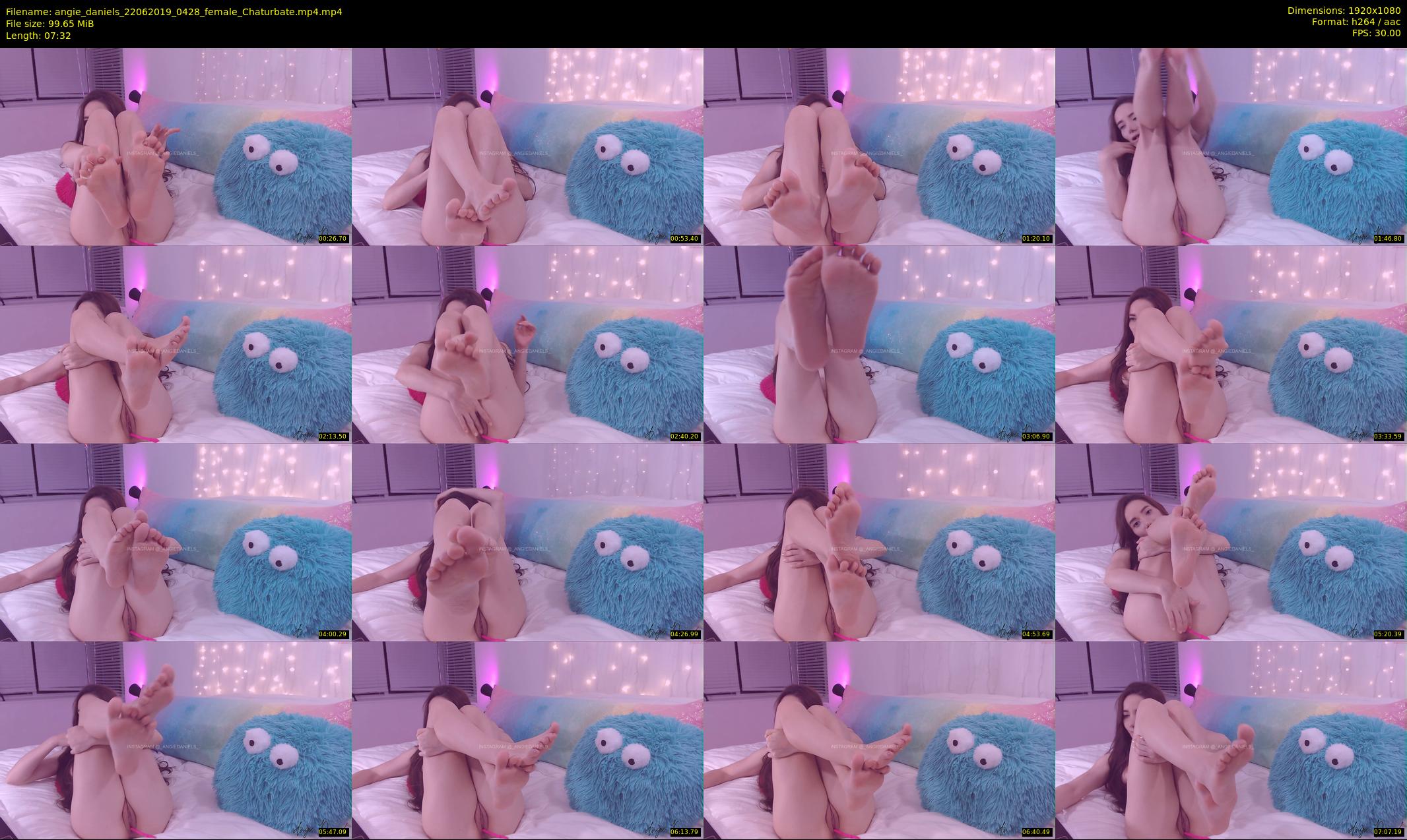 angie_daniels — 8 minute Chaturbate female cam show recording, 1080p, Jun 22, 2019