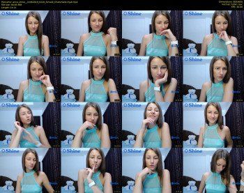 anna_shine_ — 15 minute Chaturbate female cam show recording, 480p, Jun 22, 2019