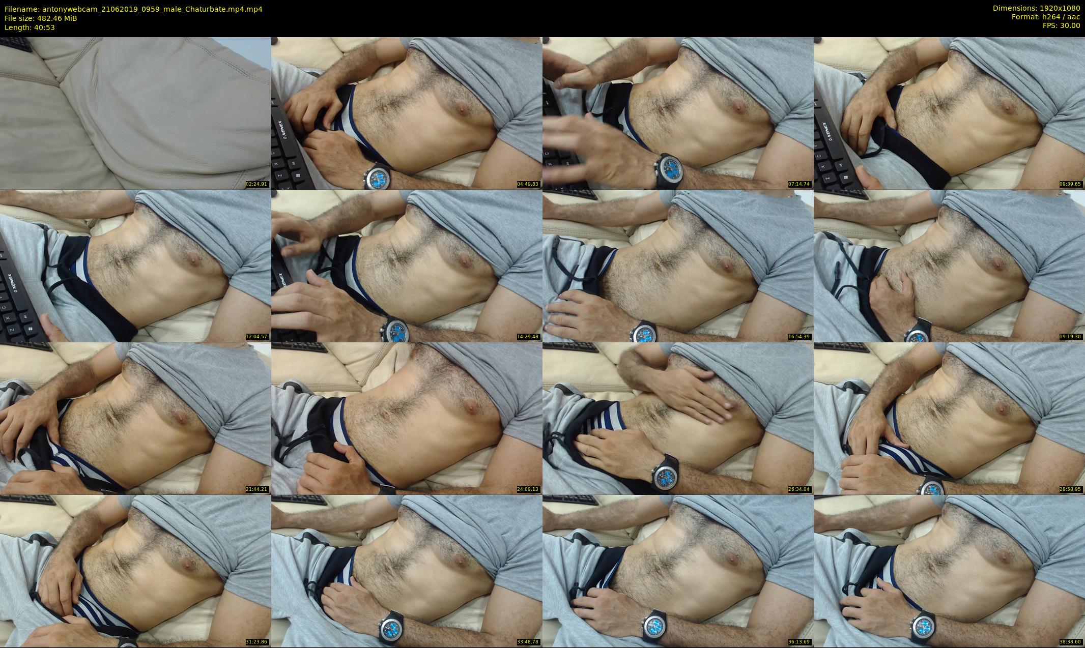 antonywebcam — 41 minute Chaturbate male cam show recording, 1080p, Jun 21, 2019