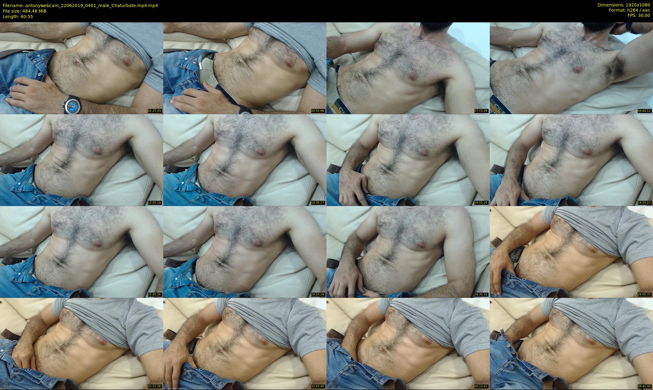 antonywebcam — 41 minute Chaturbate male cam show recording, 1080p, Jun 22, 2019