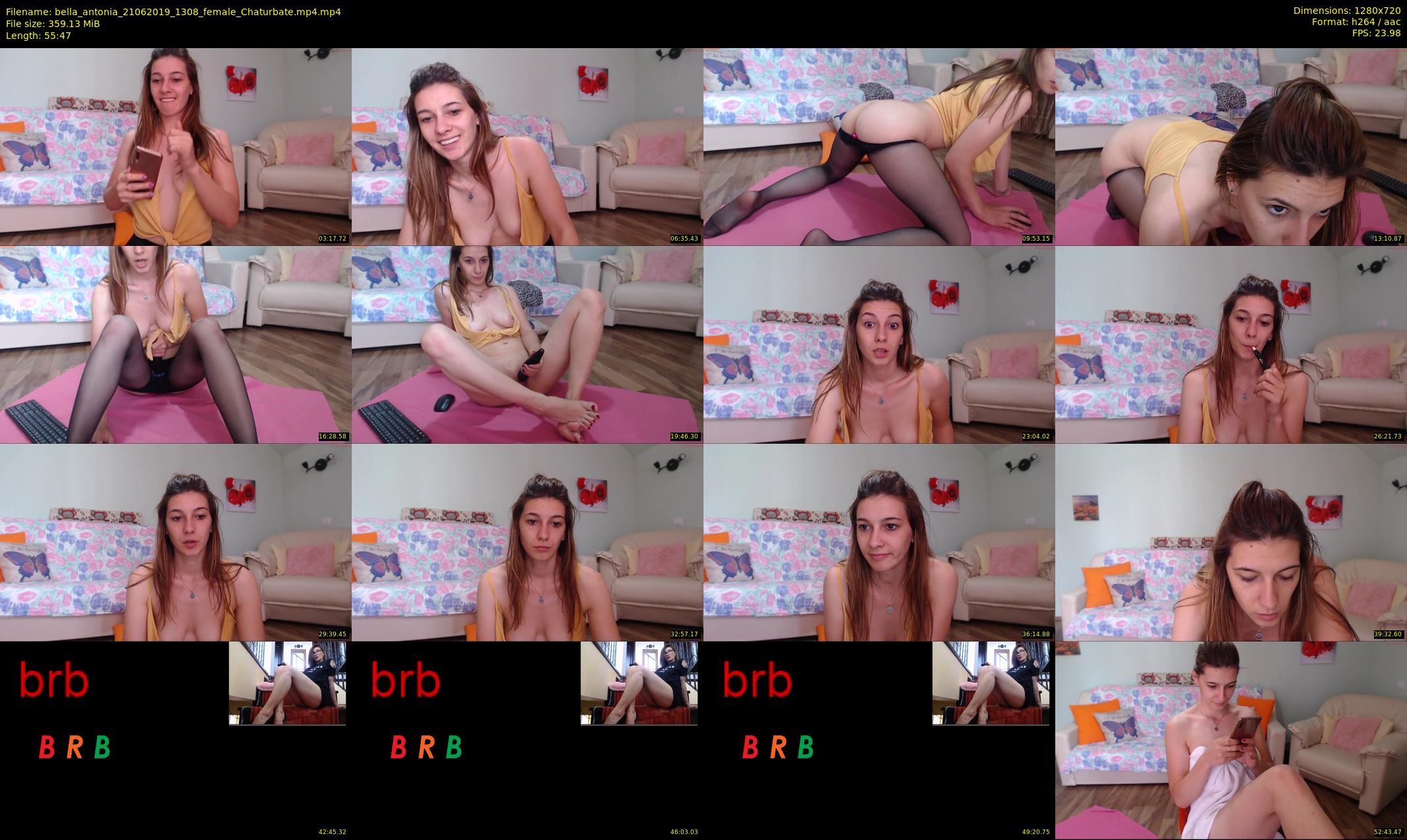 bella_antonia — 56 minute Chaturbate female cam show recording, 720p, Jun 21, 2019