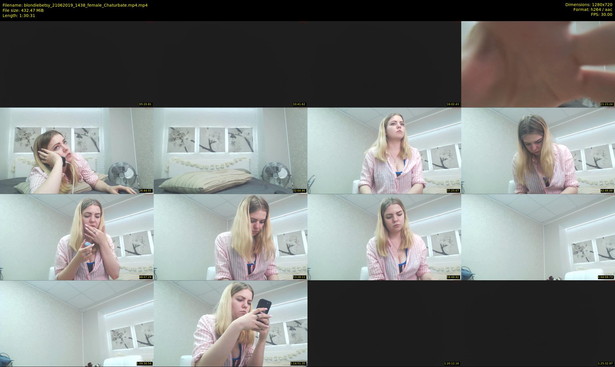 blondiebetsy — 91 minute Chaturbate female cam show recording, 720p, Jun 21, 2019