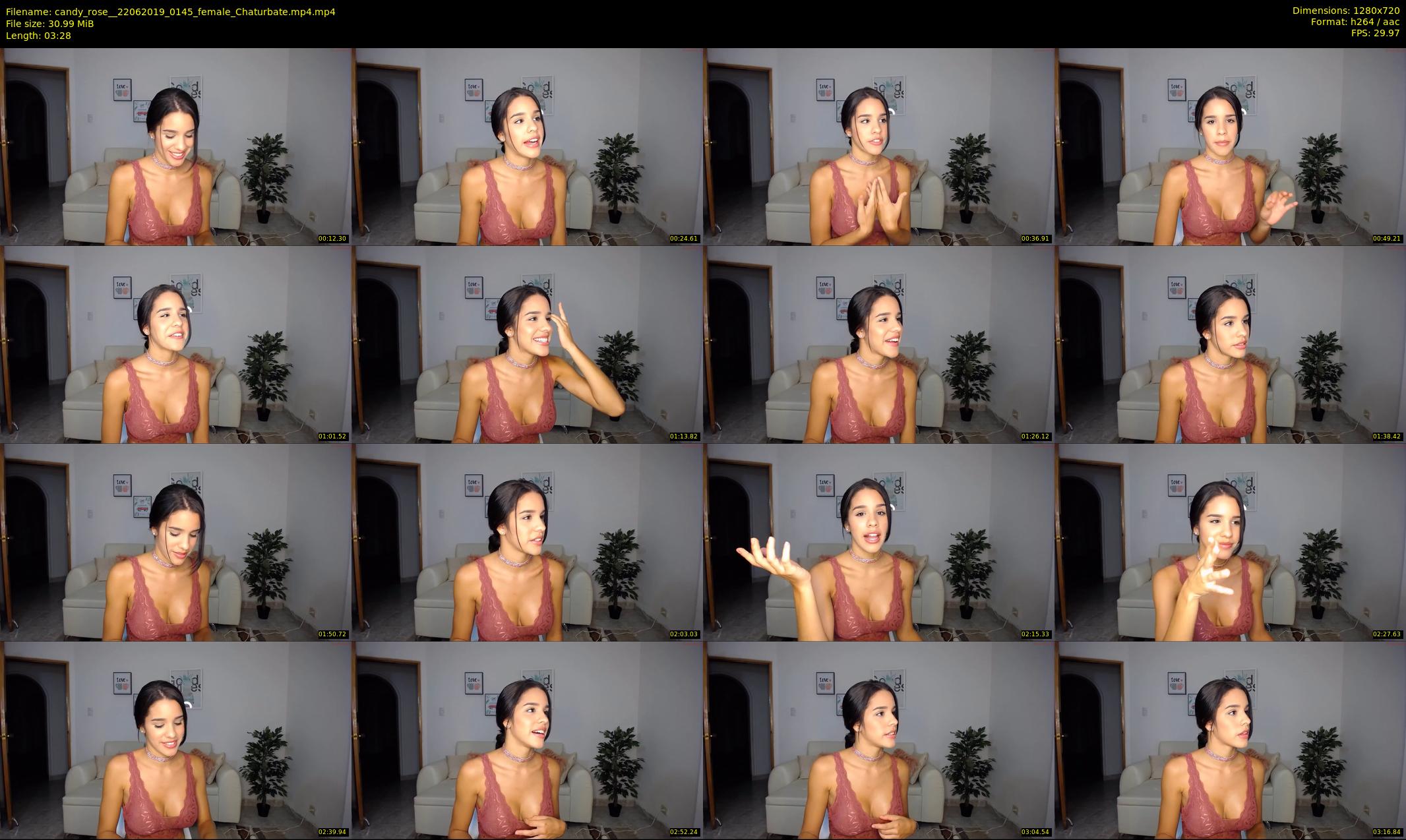 candy_rose_ — 4 minute Chaturbate female cam show recording, 720p, Jun 22, 2019