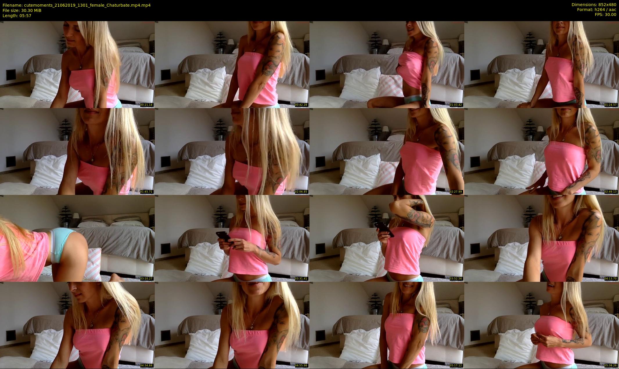 cutemoments — 6 minute Chaturbate female cam show recording, 480p, Jun 21, 2019