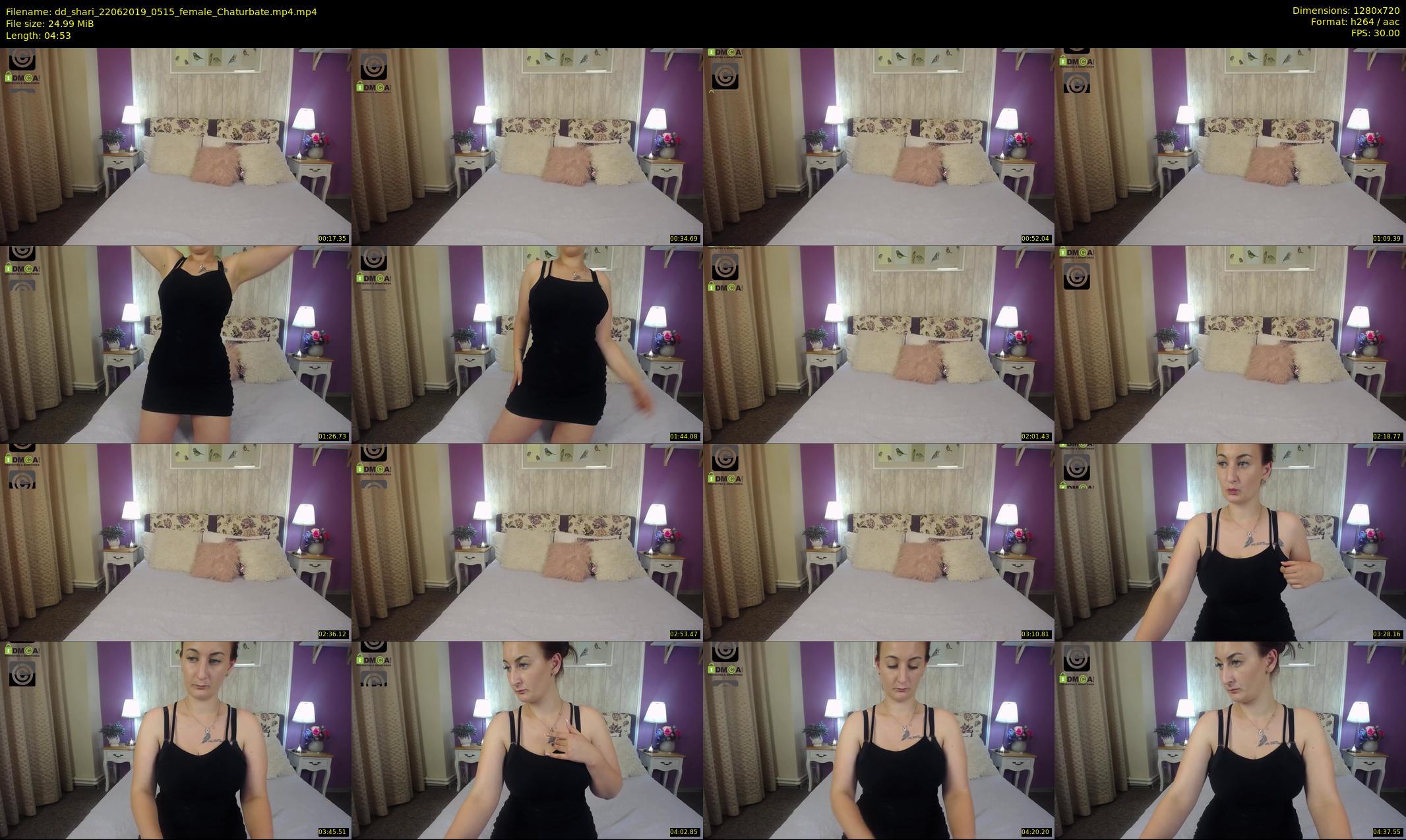 dd_shari — 5 minute Chaturbate female cam show recording, 720p, Jun 22, 2019