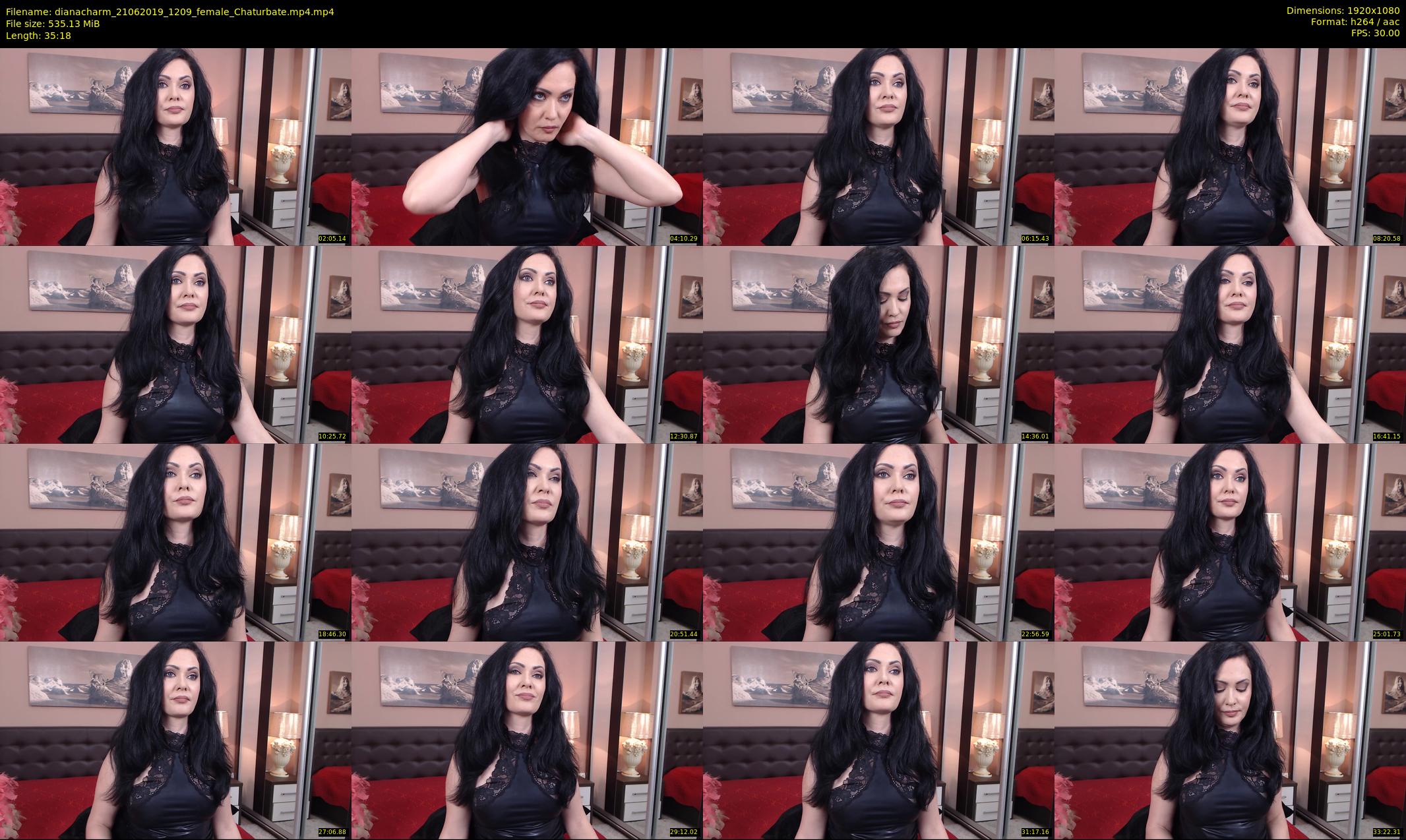 dianacharm — 36 minute Chaturbate female cam show recording, 1080p, Jun 21, 2019